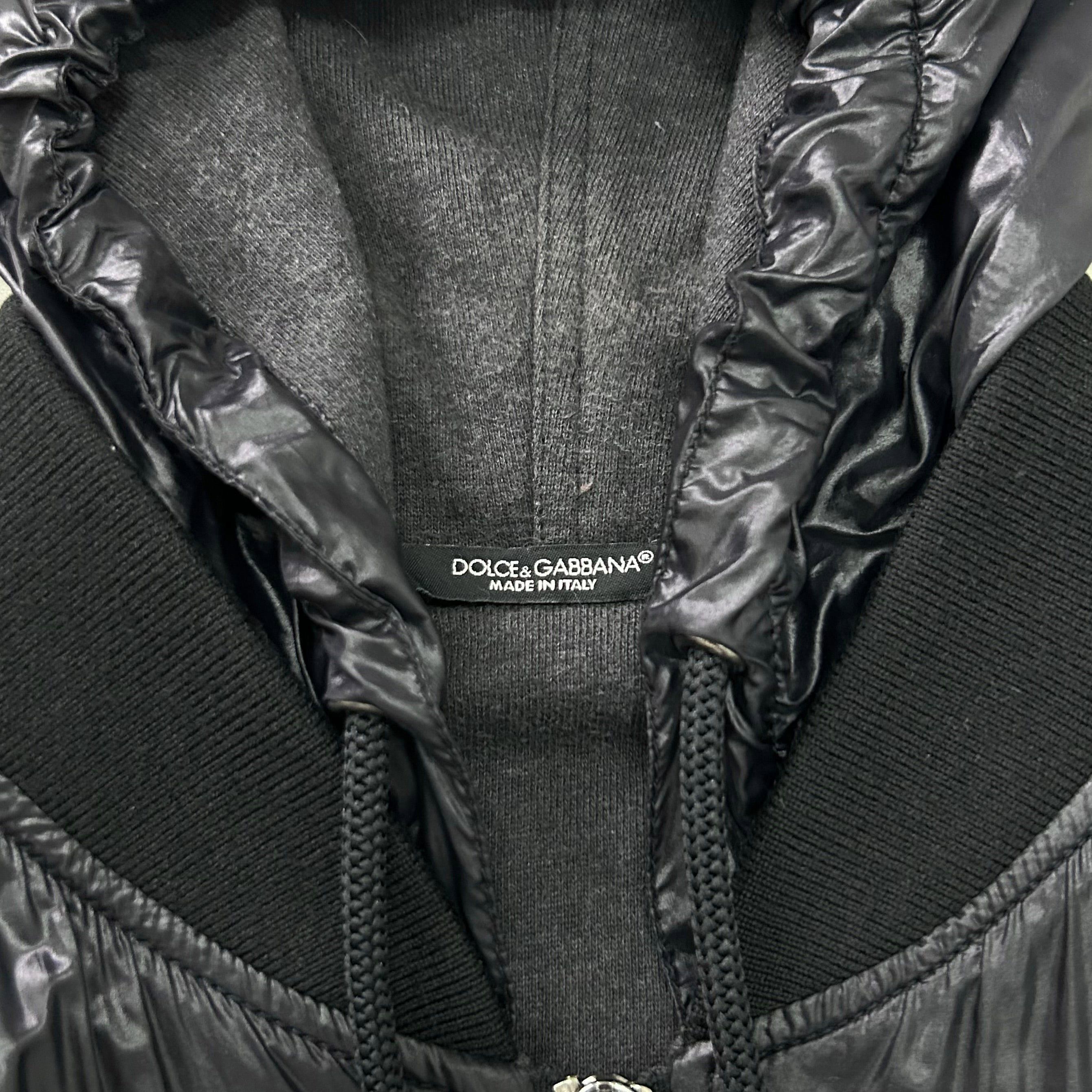 Dolce & Gabbana Dolce & Gabbana Utilitarian Navy Blue Hooded Bomber Jacket Size US M / EU 48-50 / 2 - 4 Thumbnail