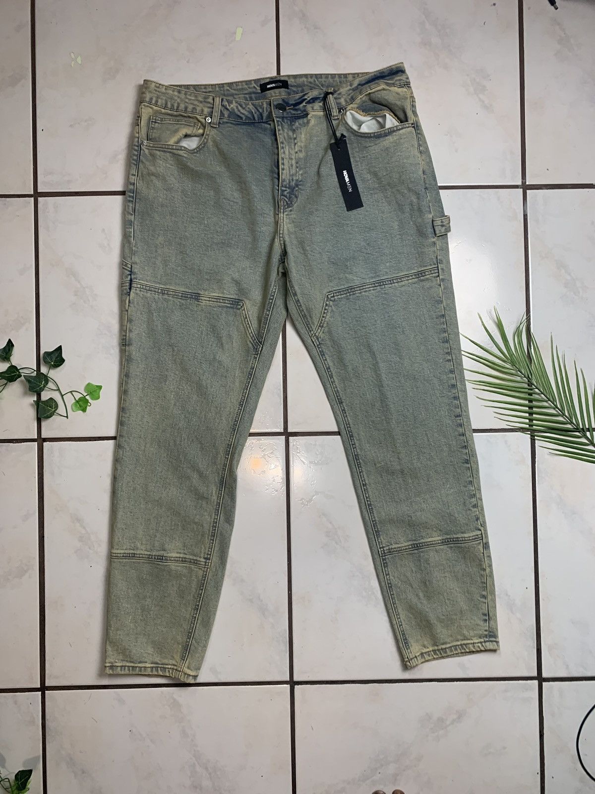 Fashion Nova Carpenter Loose Taper Jeans Size US 36 / EU 52 - 1 Thumbnail