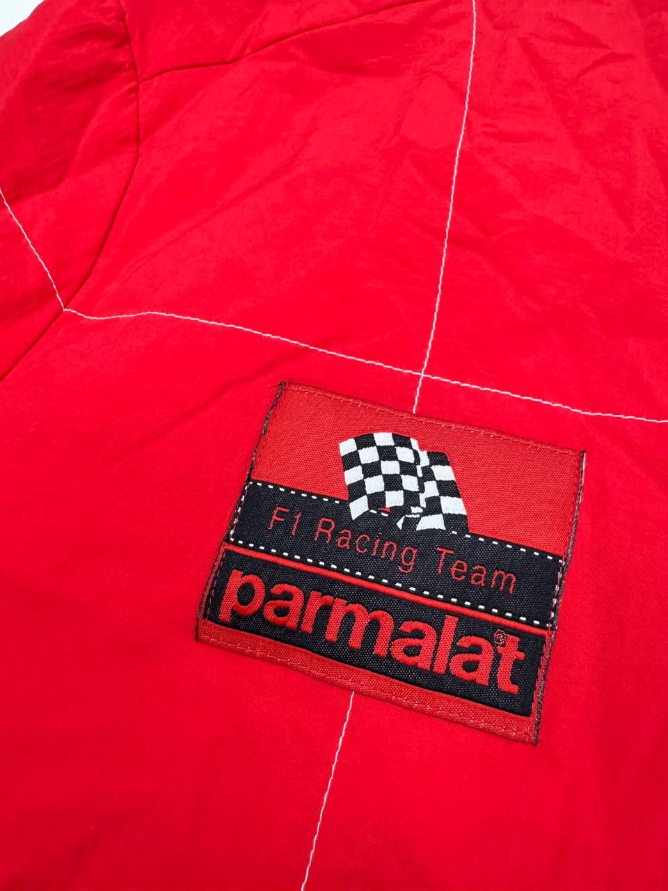 Formula 1 Vintage Parmalat Formula One Racing Jacket Red Nylon Size US XS / EU 42 / 0 - 4 Thumbnail