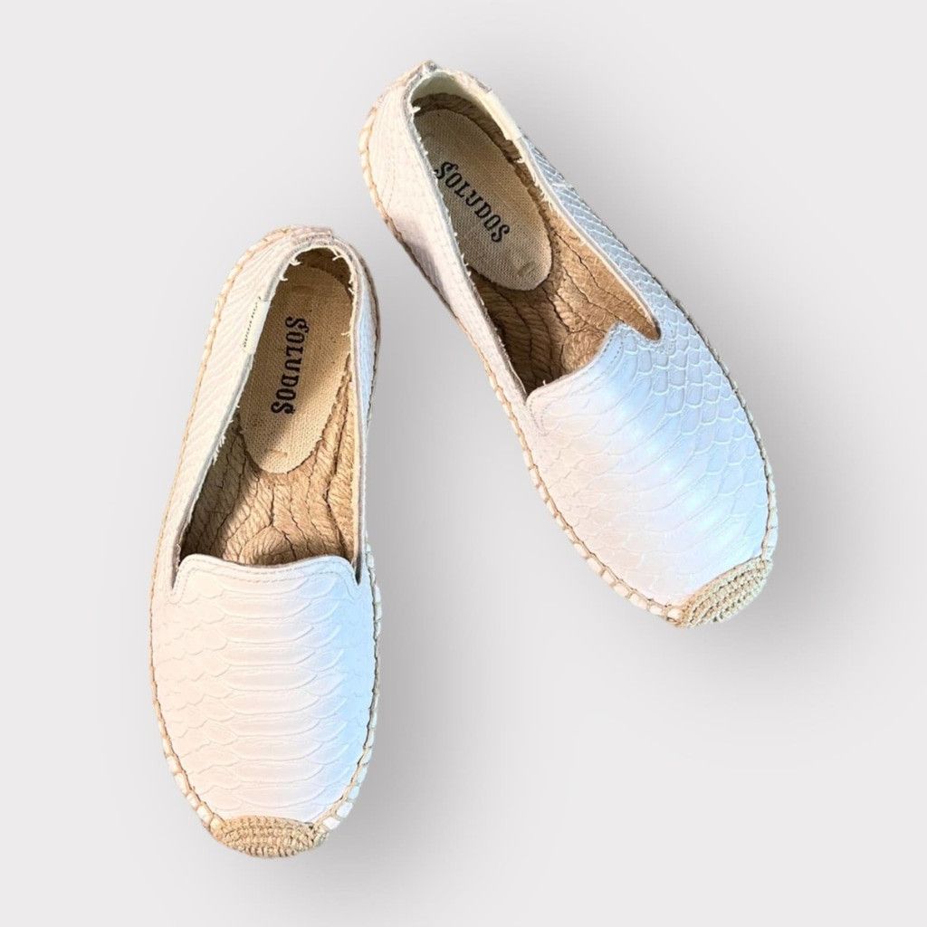 Soludos Soludos Womens sz 5 Leather Espadrilles Loafers Snake Python Size US 5 / IT 35 - 1 Thumbnail