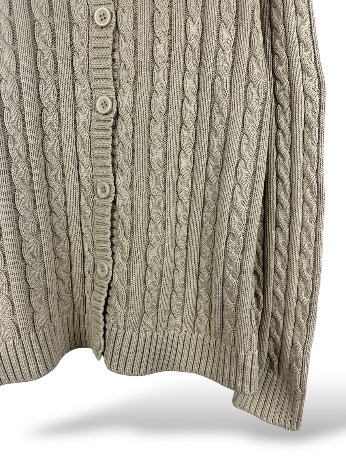 L.L. Bean Vintage L.L. Bean Cable Knit Sweater Cardigan Women’s Size L Size L / US 10 / IT 46 - 6 Thumbnail