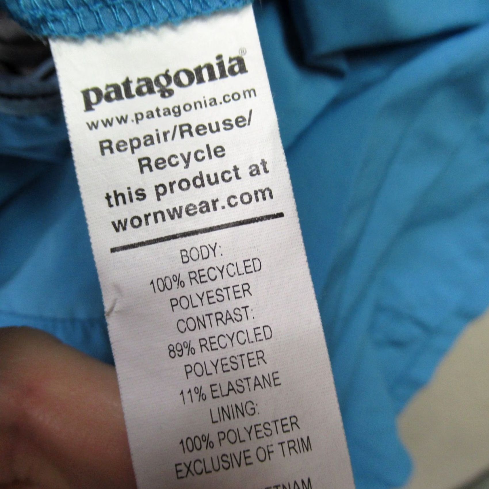 Patagonia Patagonia Womens Small Shorts Lightweight Workout Activewear Blue Outdoors Size 42" / US 20 - 5 Thumbnail