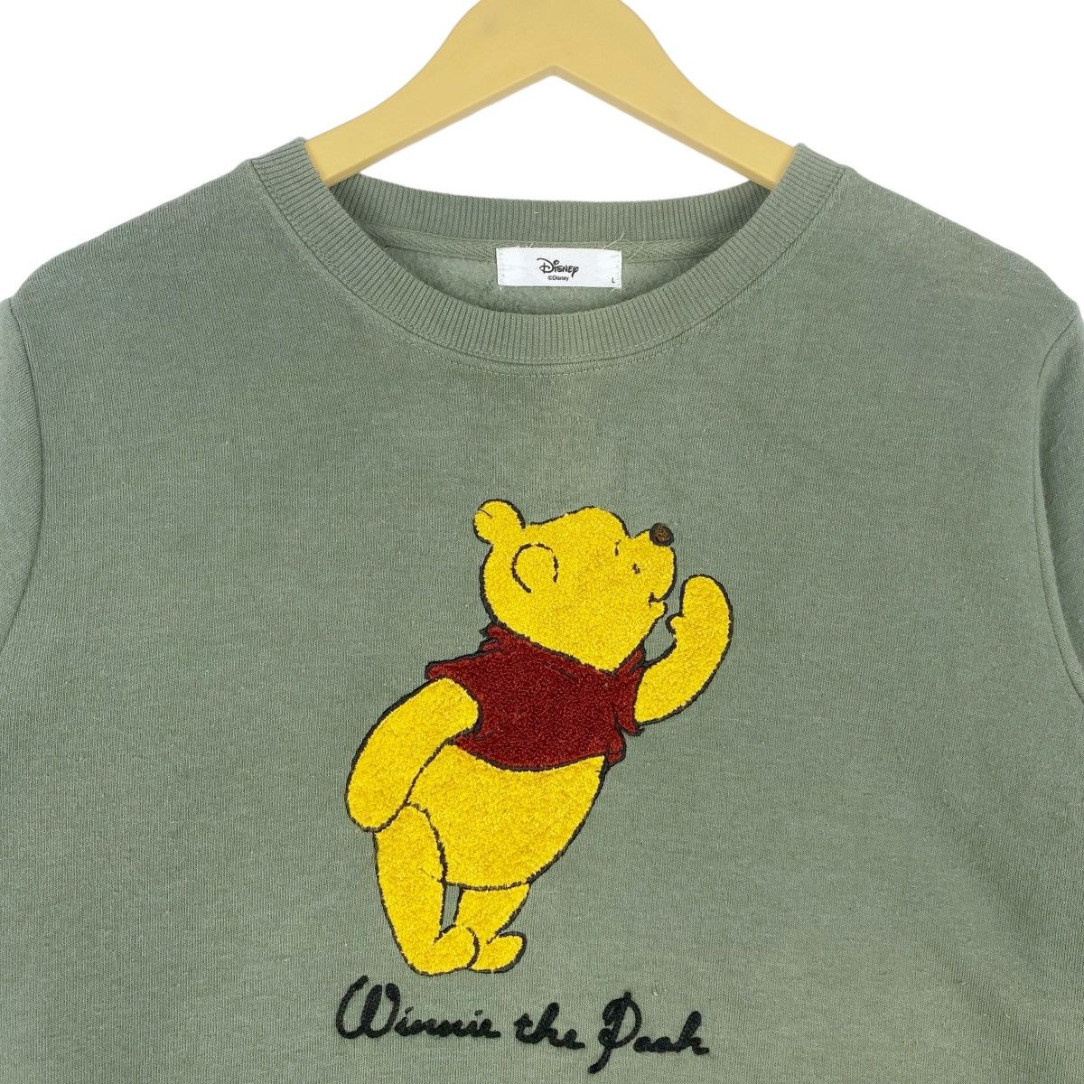 Disney Winnie The Pooh Sweatshirt Green Crewneck Pullover Jumper Size US S / EU 44-46 / 1 - 2 Thumbnail