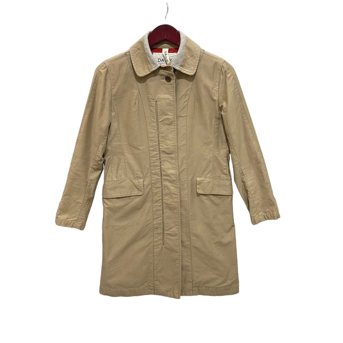 Designer × Japanese Brand DAILY VÊTEMENTS WIM NEELS Trench Coat Jacket Size S / US 4 / IT 40 - 1 Thumbnail