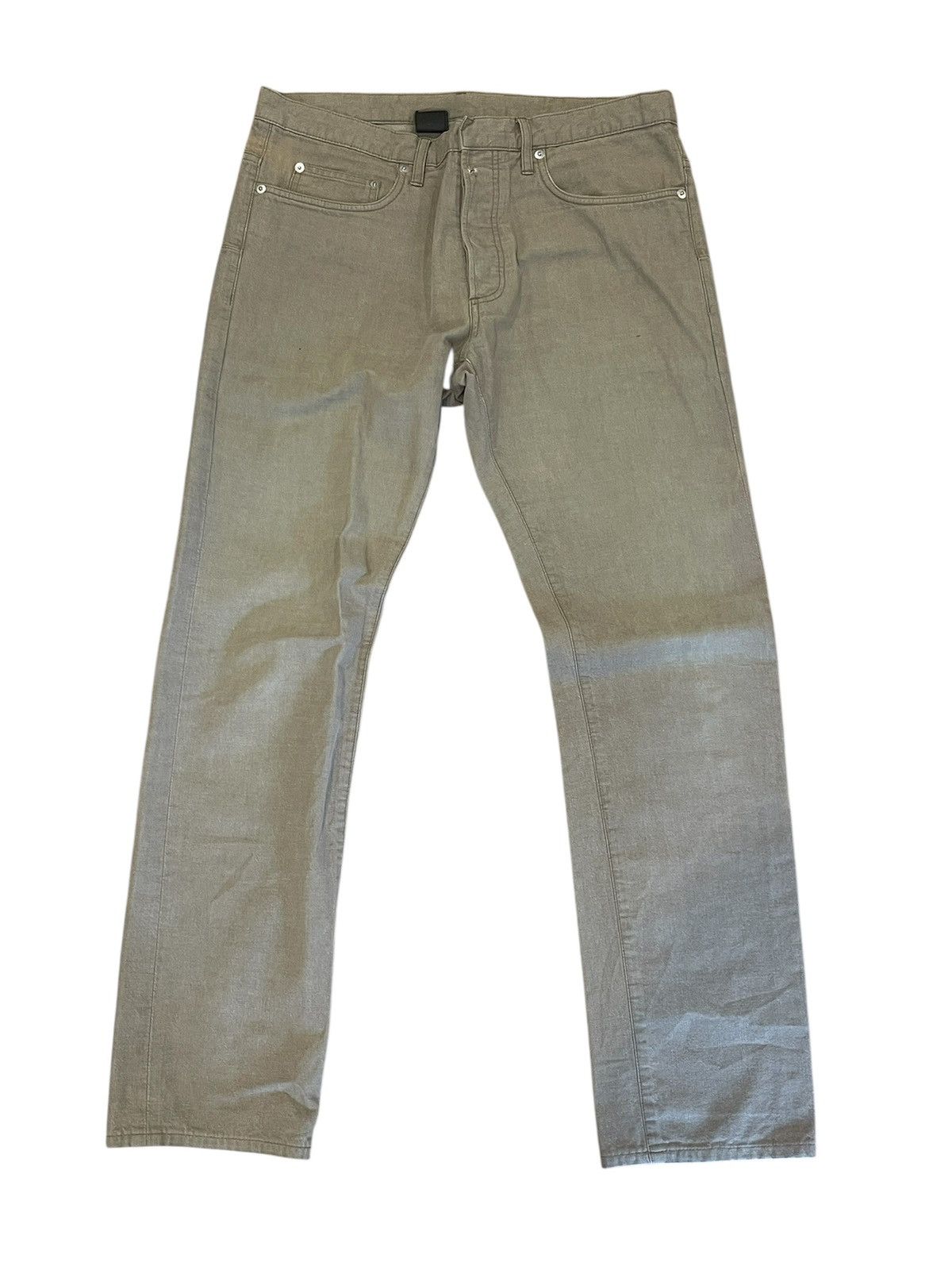 Dior Dior Homme sz33 Beige jeans pants hedi kva Size US 33 - 1 Thumbnail