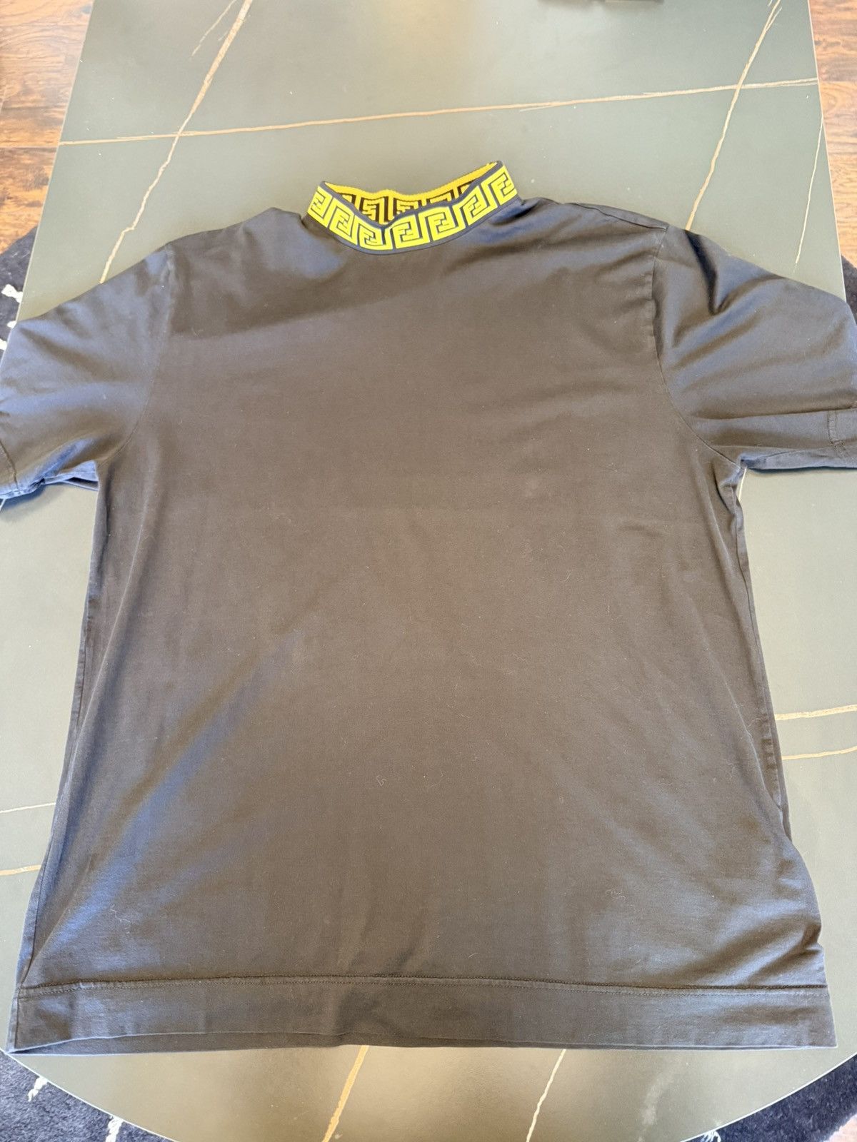 Fendace Fendi x Versace Greca Collar T-Shirt —Made in Italy
