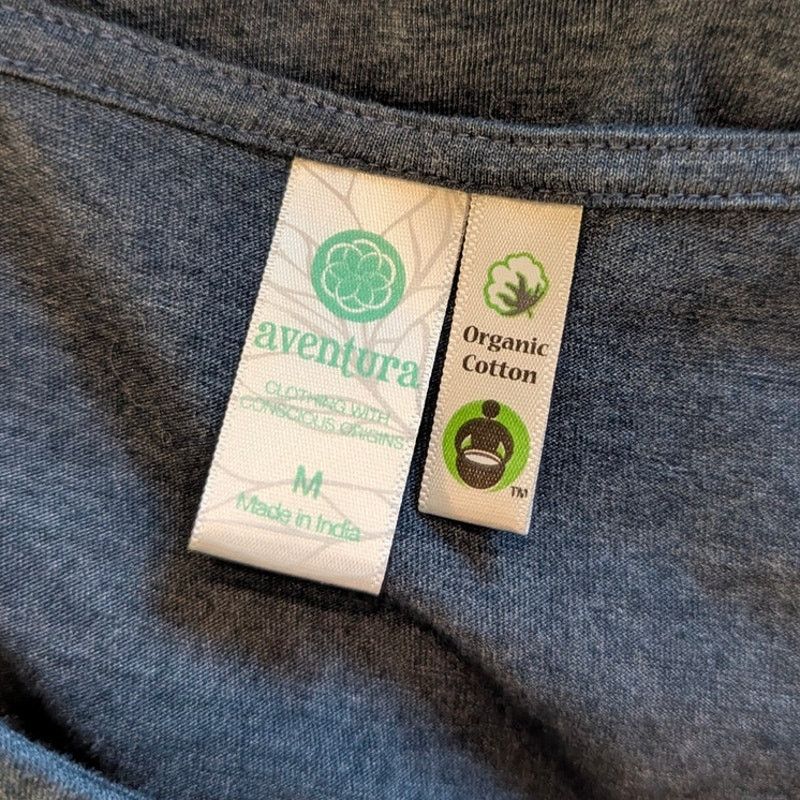 Other Aventura Poet Blue Organic Cotton Embroidered Blouse Medium Size M / US 6-8 / IT 42-44 - 4 Thumbnail