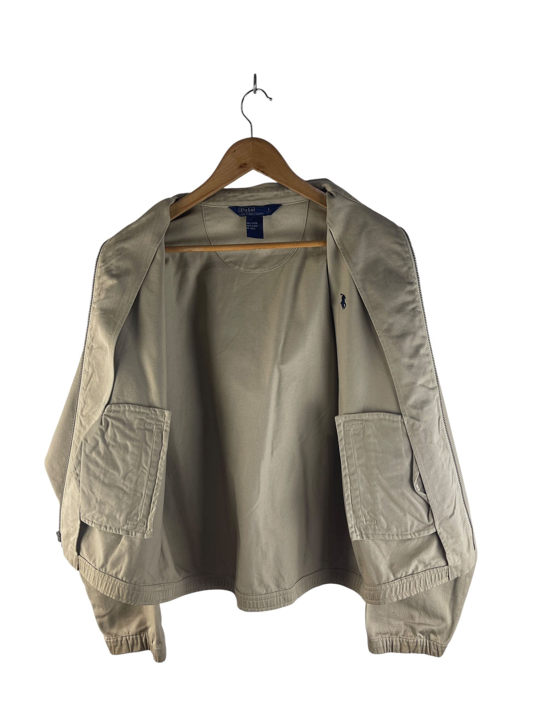 Polo Ralph Lauren Vintage Polo Ralph Lauren Jacket Beige Cotton Small Pony Size US L / EU 52-54 / 3 - 4 Thumbnail