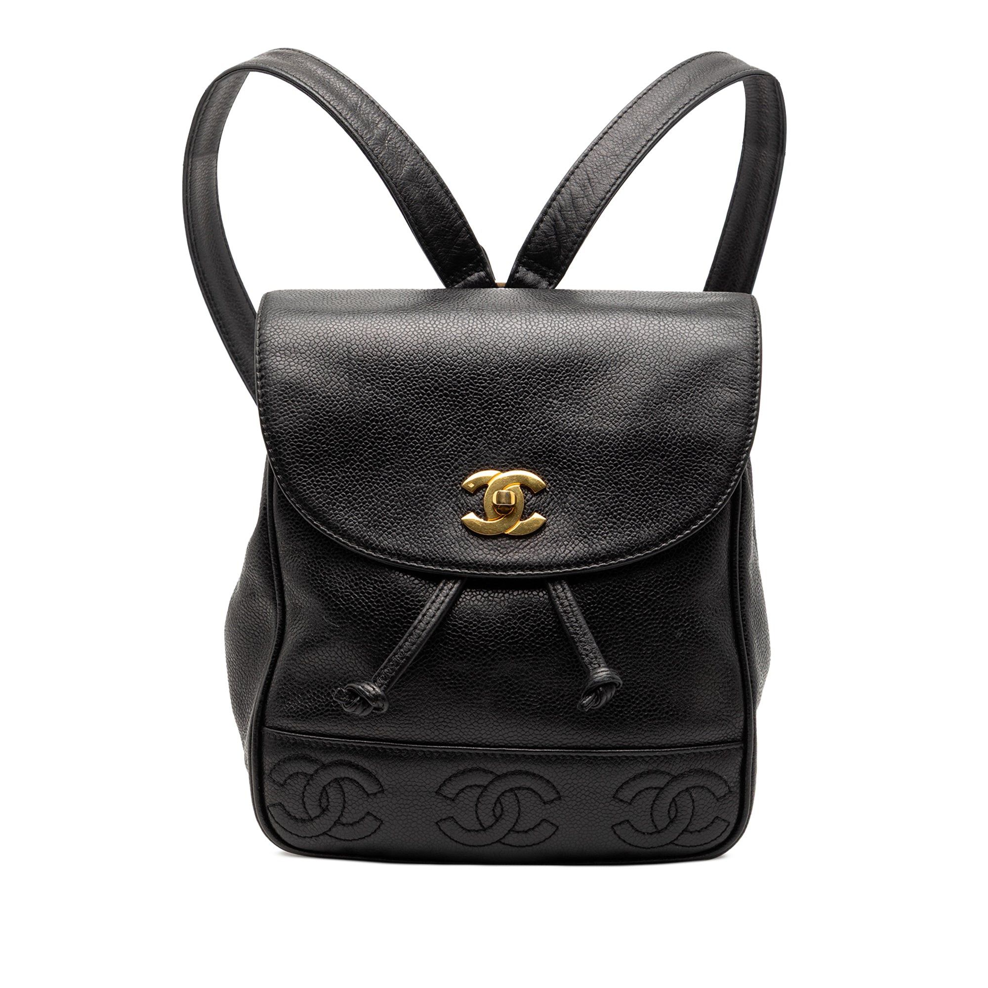 Chanel Caviar Triple CC Backpack Size ONE SIZE - 1 Thumbnail