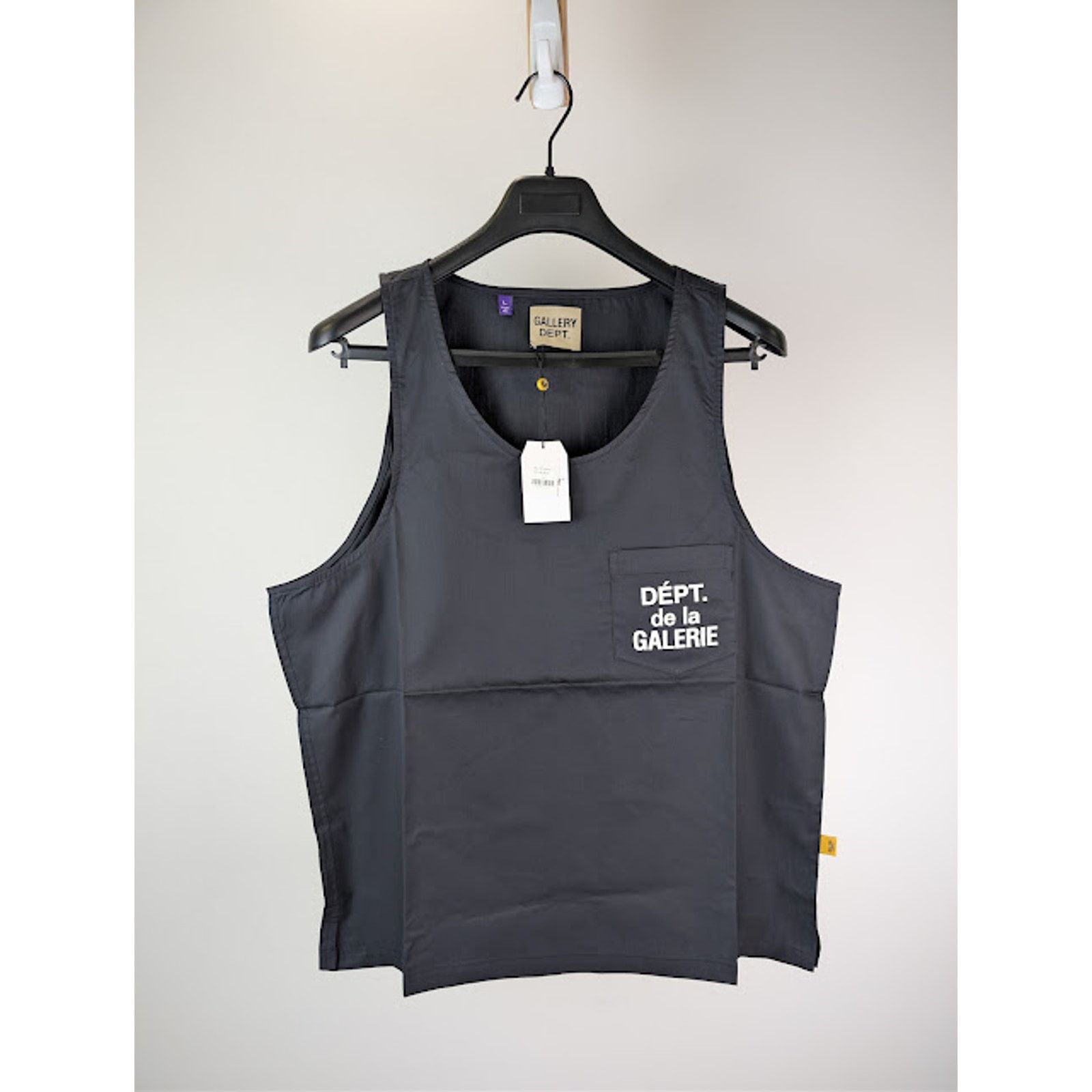 Gallery Dept. o1rshd1 Resort Sleeveless Cotton-Poplin Tank Top in Black Size US XL / EU 56 / 4 - 1 Thumbnail