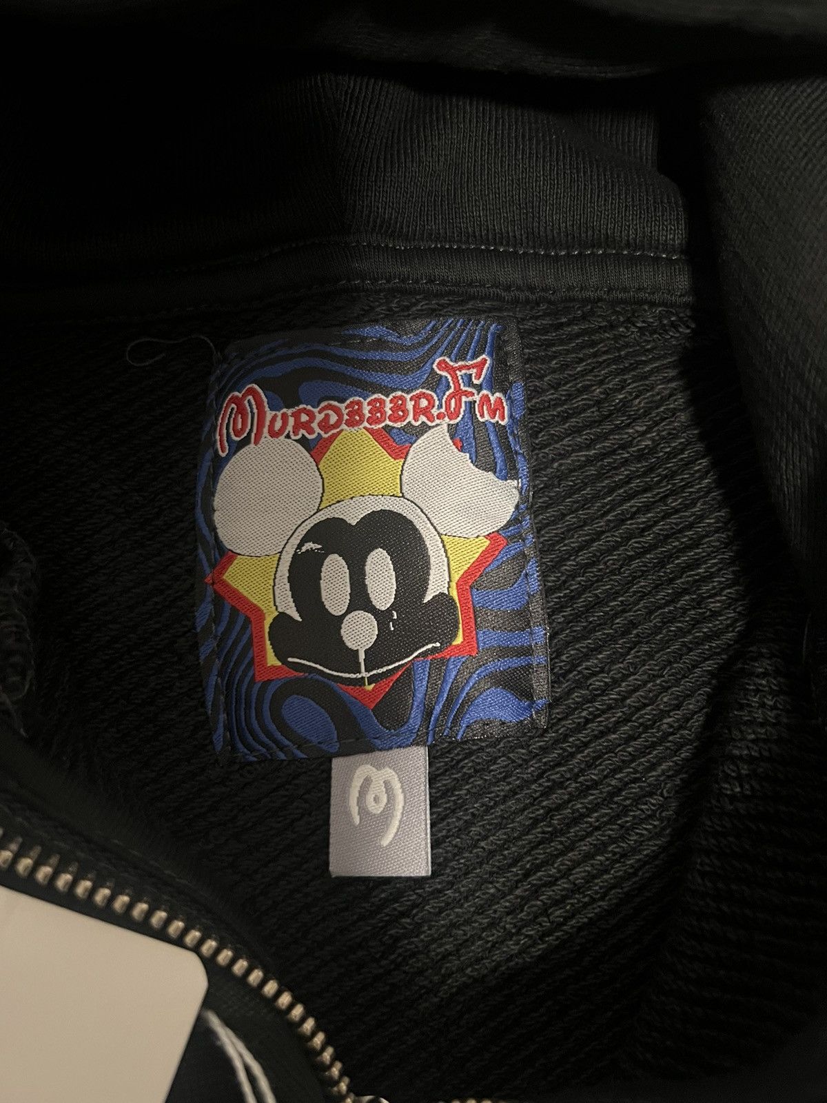 murd333r.fm Murd333r.fm Disney Zip Up Hoodie Black Size Medium Size US M / EU 48-50 / 2 - 10 Thumbnail