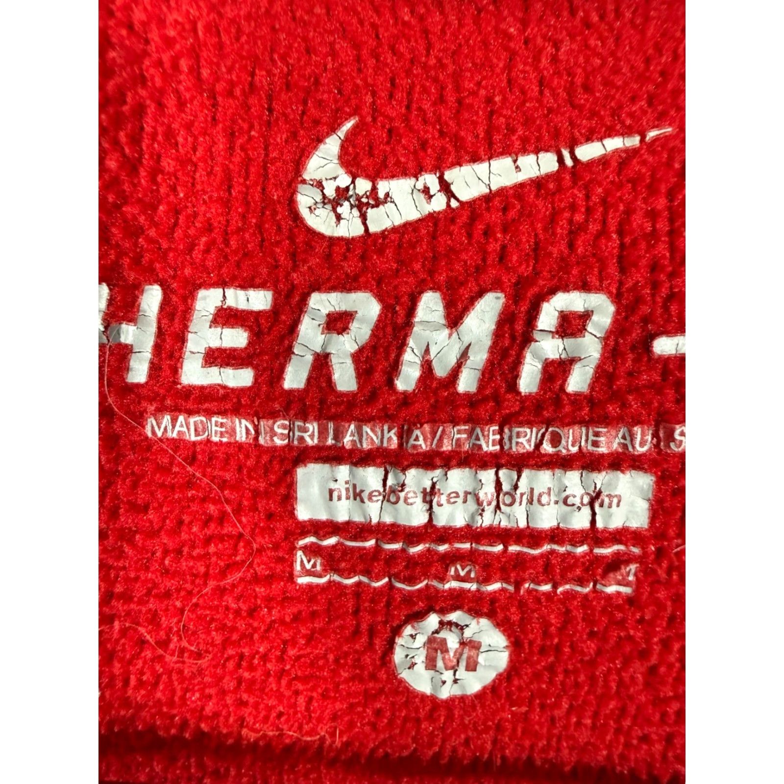 Nike Nike Hooded Sweatshirt Mens M Red Therma Fit Outdoor Training Performance Pullover Pockets Sweatshirt Size US M / EU 48-50 / 2 - 7 Thumbnail