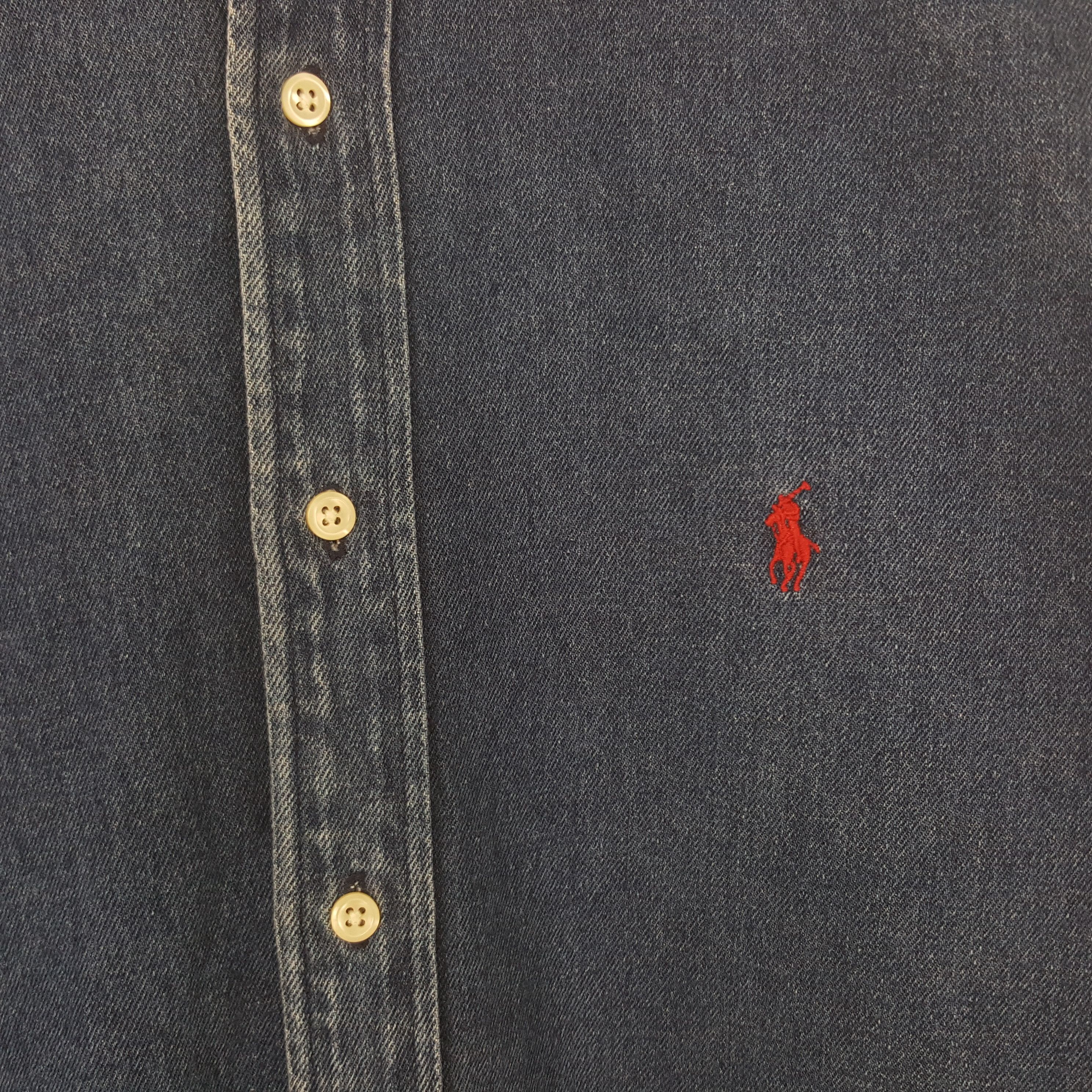 Polo Ralph Lauren Vintage Ralph Lauren Shirt American Brand Button Up RR21 Size US L / EU 52-54 / 3 - 2 Thumbnail