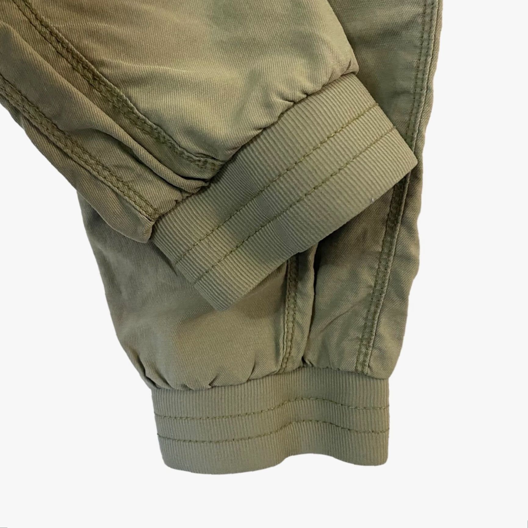 Vintage Lolë Athletic Jogger Pants Womens 12 Olive Green Slim Fit Stretch Elastic Waist Size 34" / US 12 / IT 48 - 7 Thumbnail
