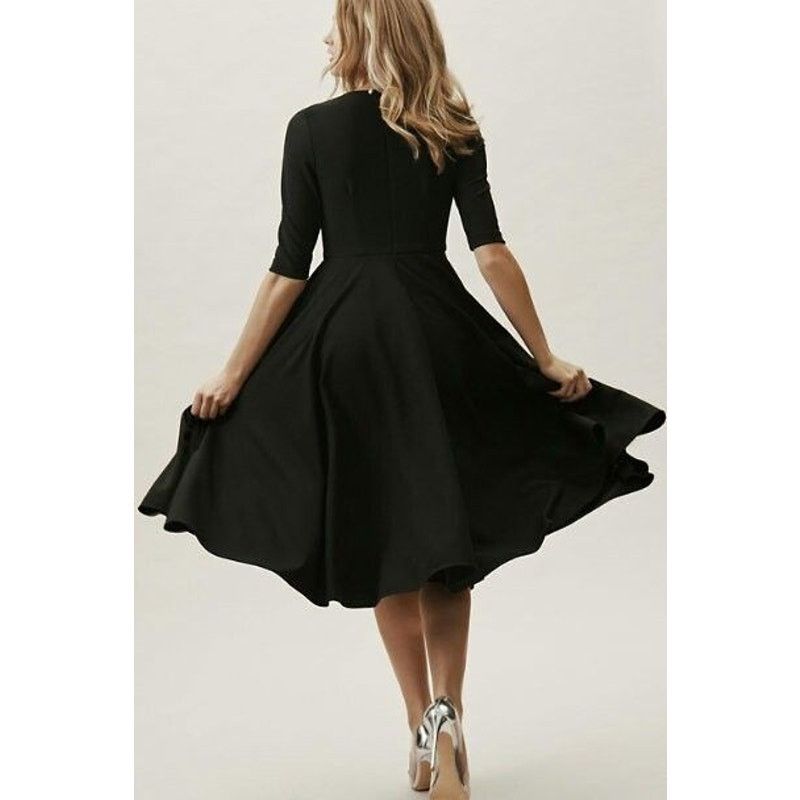 Anthropologie NWT Anthropologie BHLDN Valdis Dress $230 SIZE 2 Black Size XS / US 0-2 / IT 36-38 - 2 Thumbnail