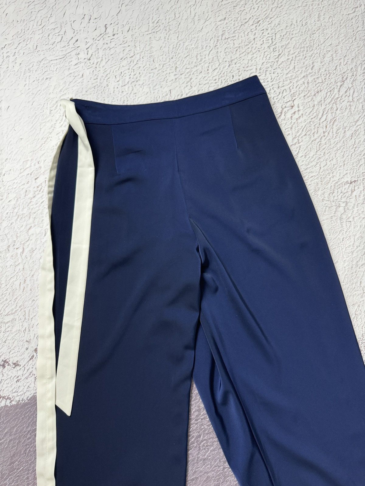 Dion Lee DION LEE Trouser Womens Mulberry Silk Navy Blue England Size 30" / US 8 / IT 44 - 17 Thumbnail