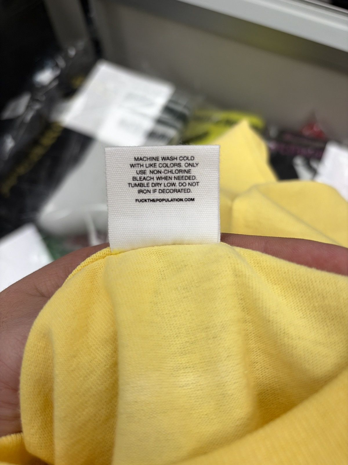 Fuck The Population FTP Community Tee “Banana Yellow" Size US S / EU 44-46 / 1 - 3 Thumbnail