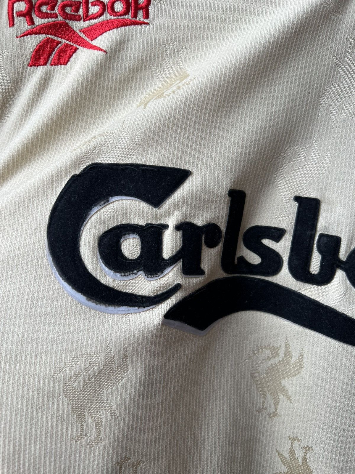 Reebok 1996/97 LIVERPOOL #9 FOWLER AWAY SOCCER JERSEY FOOTBALLSHIRT Size US M / EU 48-50 / 2 - 6 Thumbnail