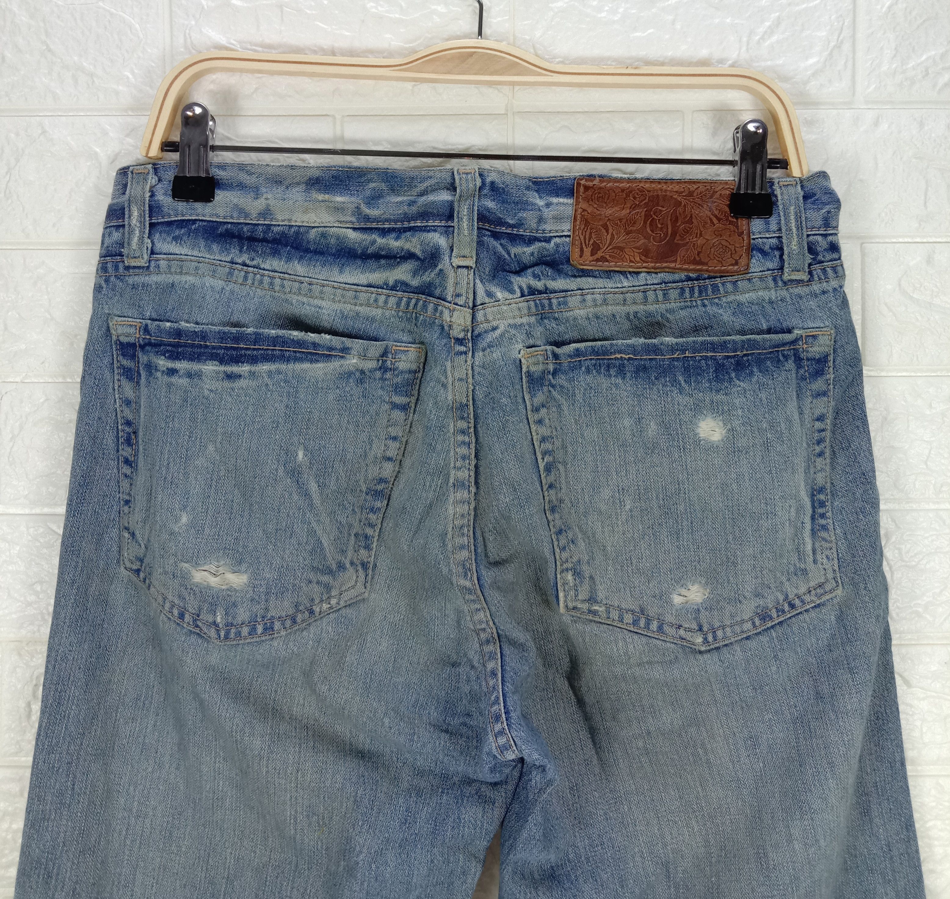 Earl Jeans Vintage Earl Jean Straight Leg Distressed Denim Size US 30 / EU 46 - 6 Thumbnail