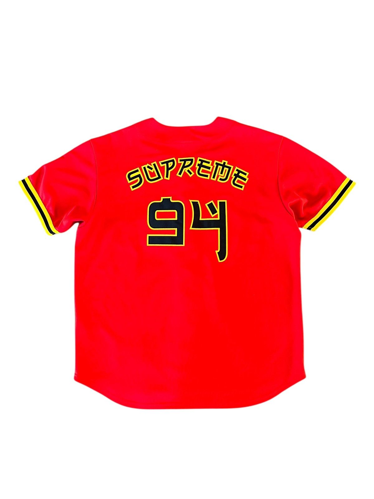 Supreme Supreme Red Rum Baseball Jersey Size US L / EU 52-54 / 3 - 4 Thumbnail