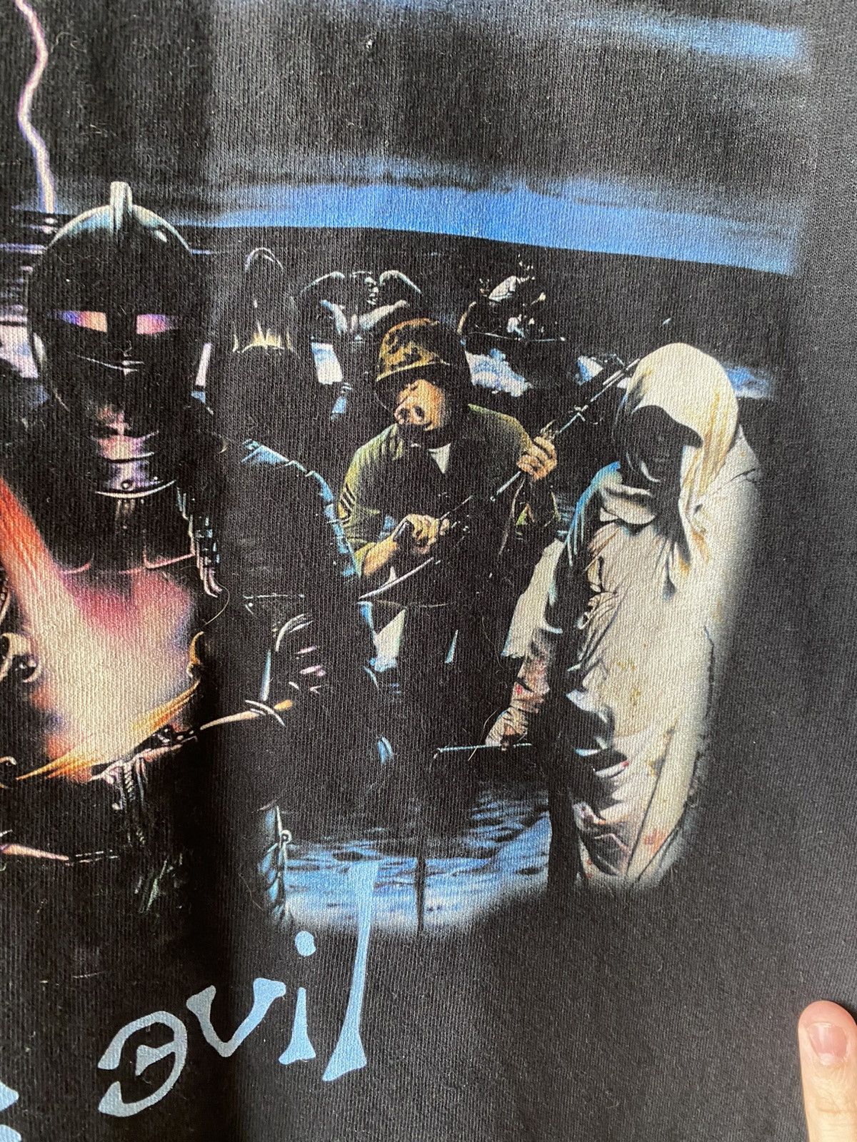 Band Tees × Black Sabbath × Vintage Black Sabbath Live Evil T-shirt Y2K Band tee Size US XL / EU 56 / 4 - 5 Thumbnail