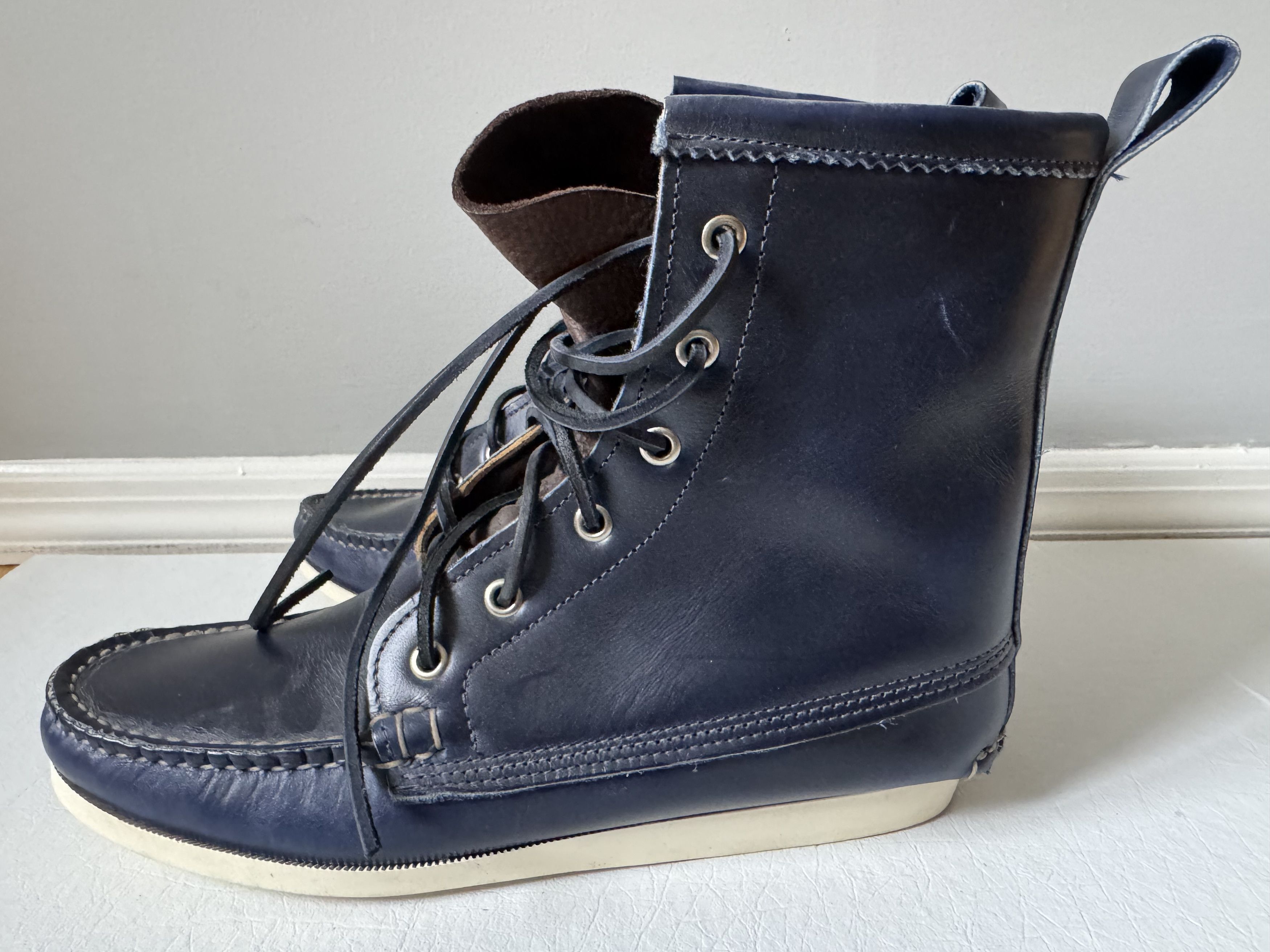 Quoddy Navy Boots Size US 8 / EU 41 - 3 Thumbnail