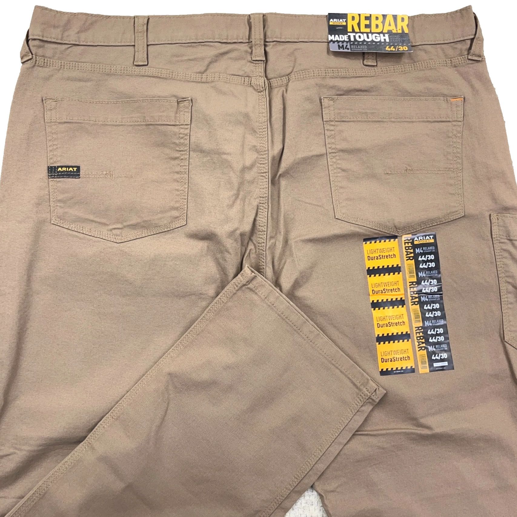 Ariat Ariat Rebar M4 Pants Men 44x30 Relaxed Straight Leg Brown Dura Stretch Work NWT Pants Size US 44 / EU 60 - 2 Thumbnail
