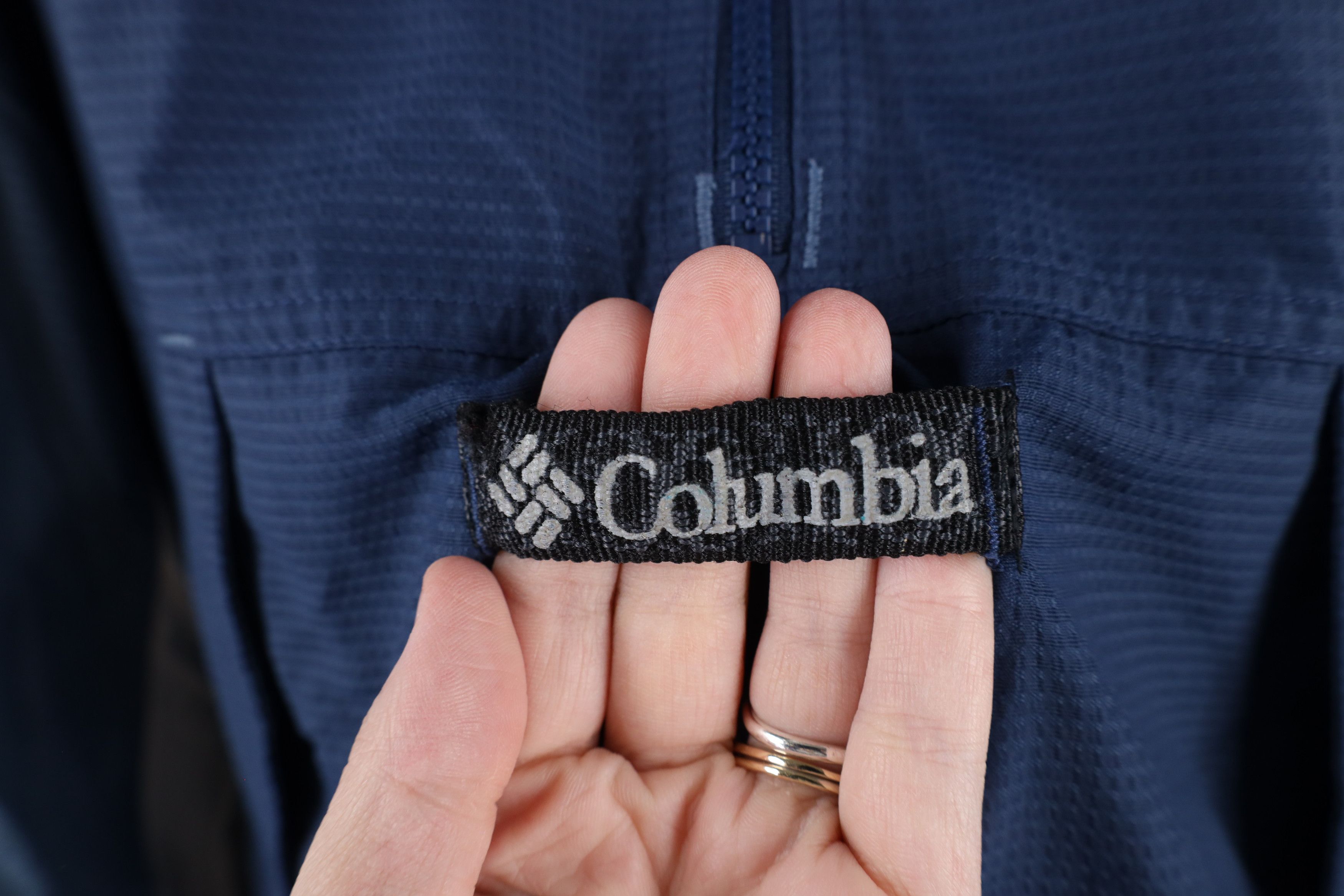 Columbia × Vintage Vintage 90s Columbia Half Zip Packable Hooded Anorak Jacket Size US M / EU 48-50 / 2 - 5 Thumbnail