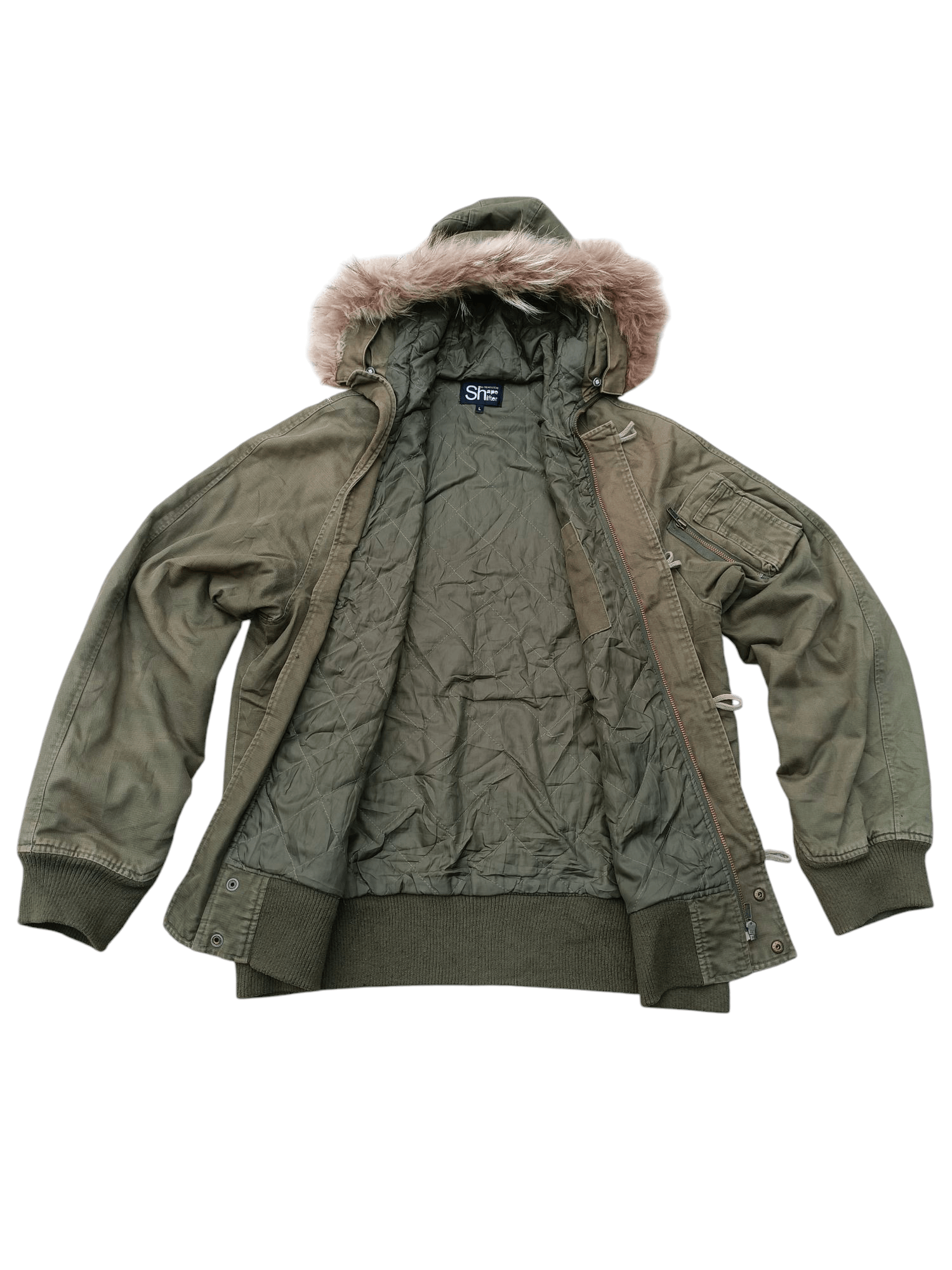 Japanese Brand Fur Hoodie Shape Shifter By Freaks Store FR002 Size US L / EU 52-54 / 3 - 4 Thumbnail