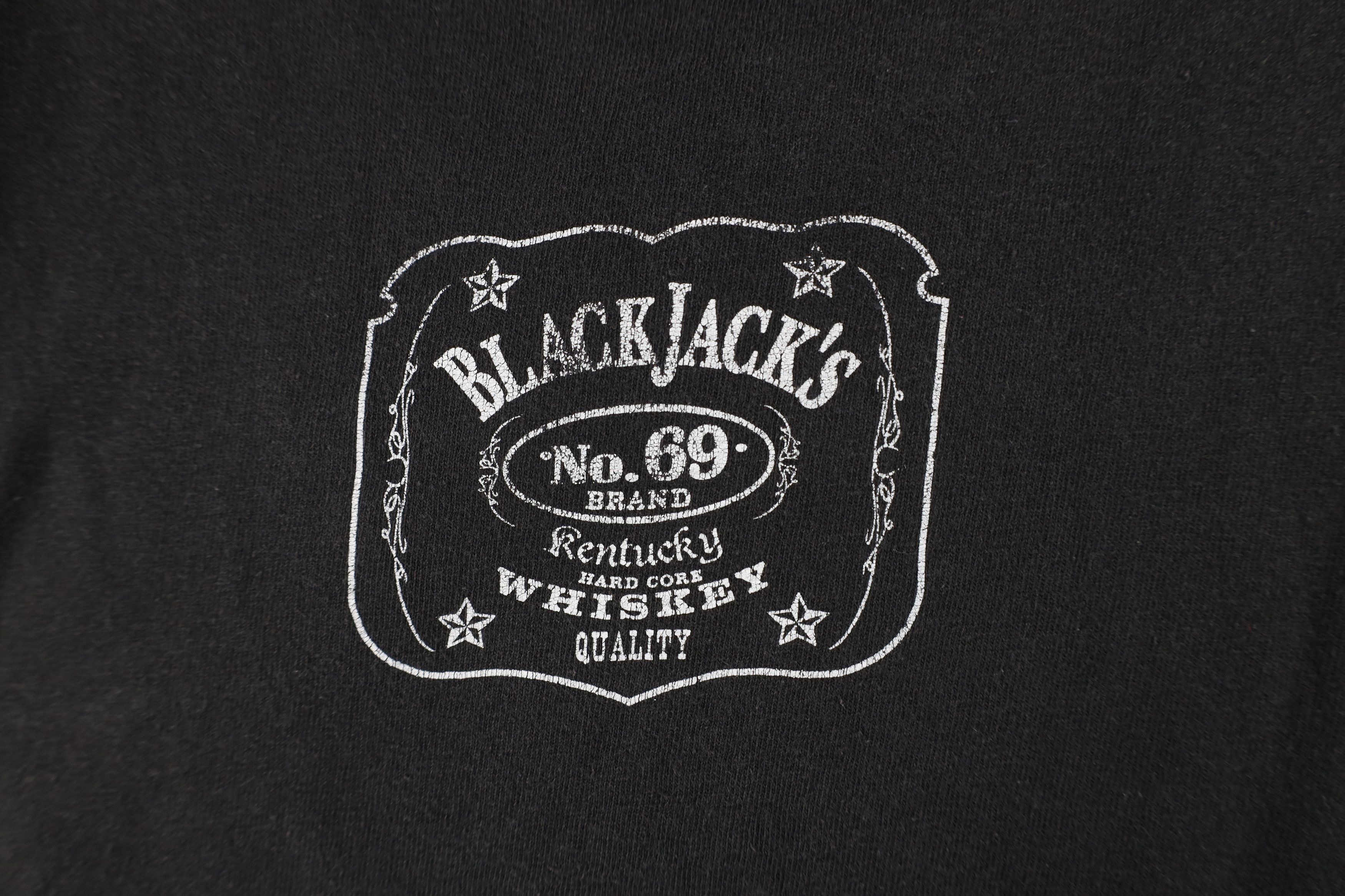 Vintage Vintage Y2K Streetwear Jacks 69 Whiskey Pinup Girl T-Shirt Size US XXL / EU 58 / 5 - 4 Thumbnail