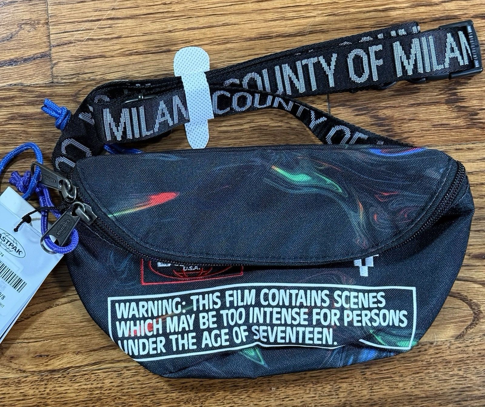 Marcelo Burlon Marcelo Burlon Eastpak Edition Glitch Waist Bag Black NWT Size ONE SIZE - 9 Thumbnail