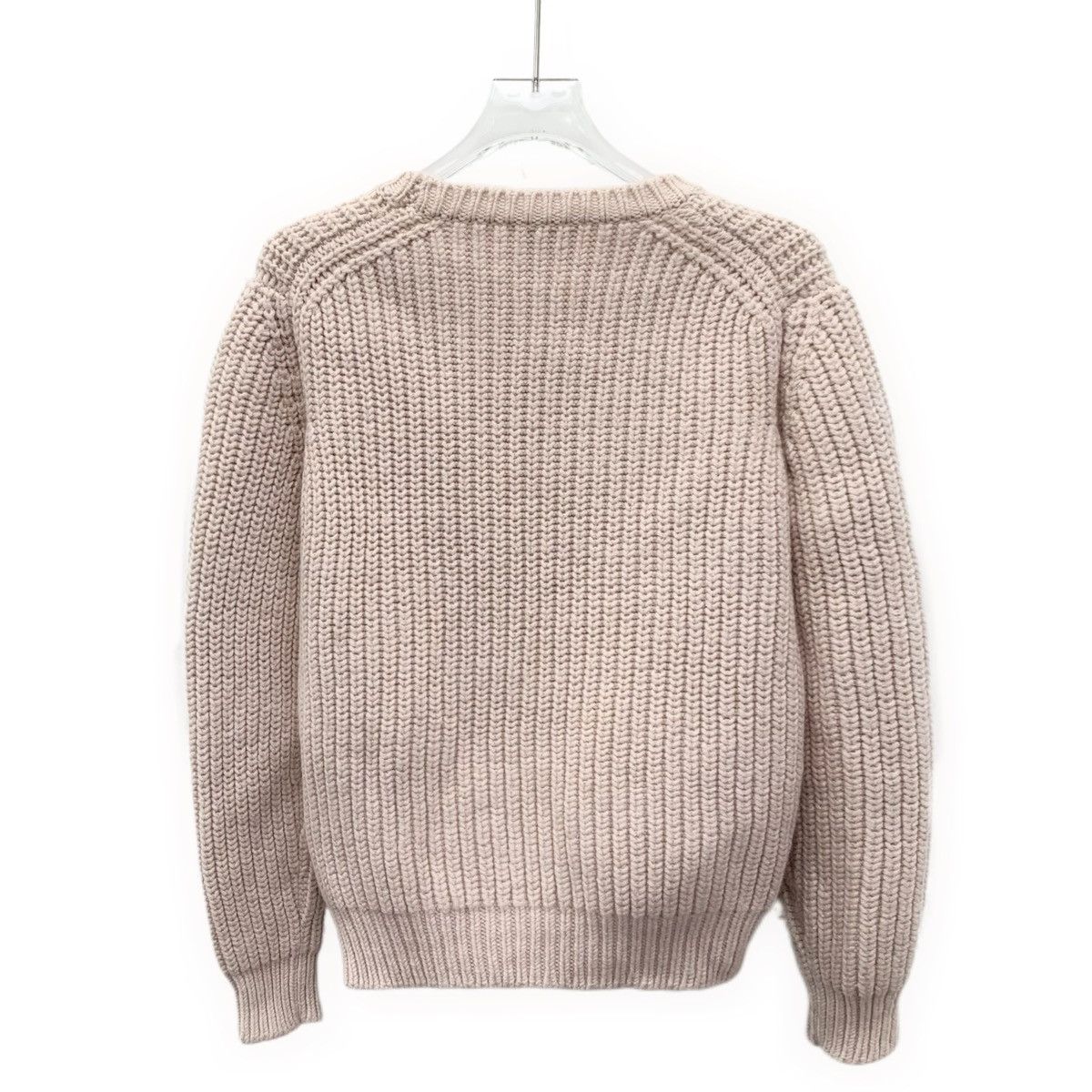 Fendi Fendi Pink Logo Letter Wool Long Sleeve Knit Sweater K26WX Size L / US 10 / IT 46 - 2 Thumbnail