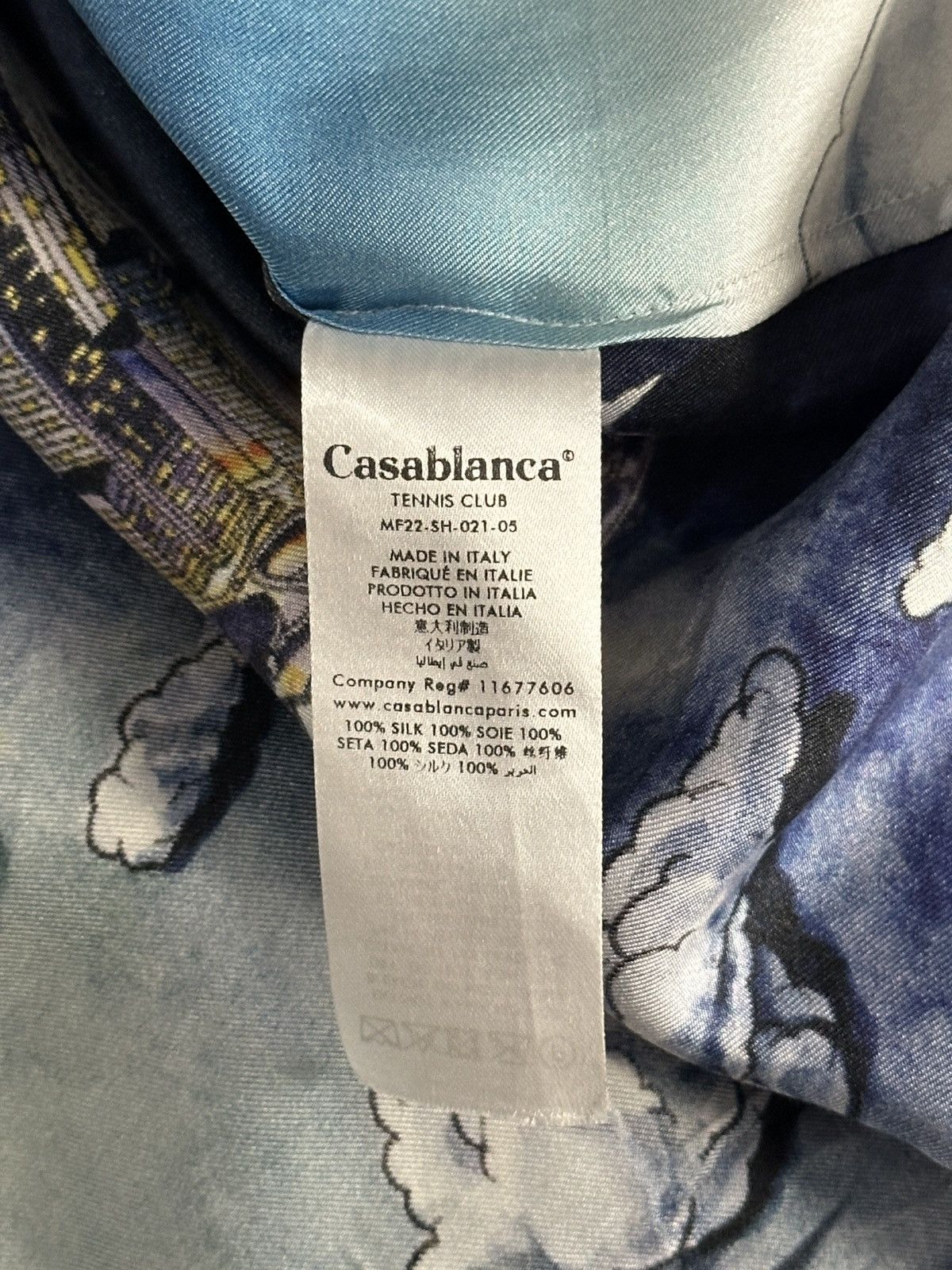 Casablanca Casablanca Concord NY-Paris SILK Vol De Nuit Size US M / EU 48-50 / 2 - 5 Thumbnail