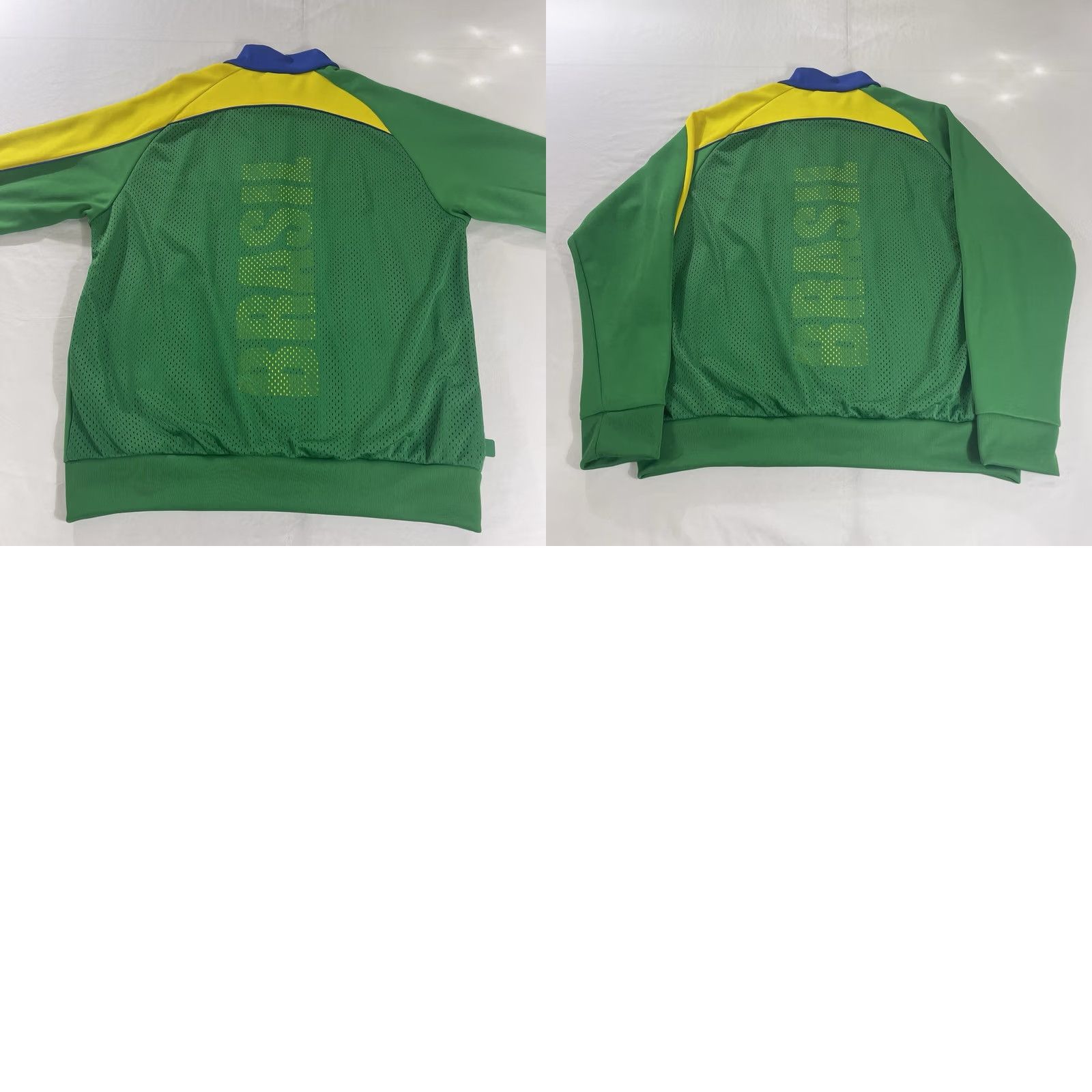 Adidas VINTAGE adidas Brazil Track Jacket Mens L Yellow Soccer Full Zip Pockets 2006 World Cup Germany Brasil Shirt Jacket Men Mens Size US L / EU 52-54 / 3 - 10 Thumbnail