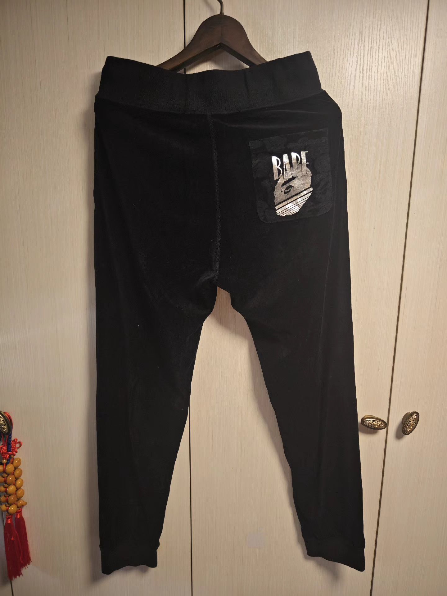 Bape Bape velvet pants Size US 32 / EU 48 - 1 Thumbnail
