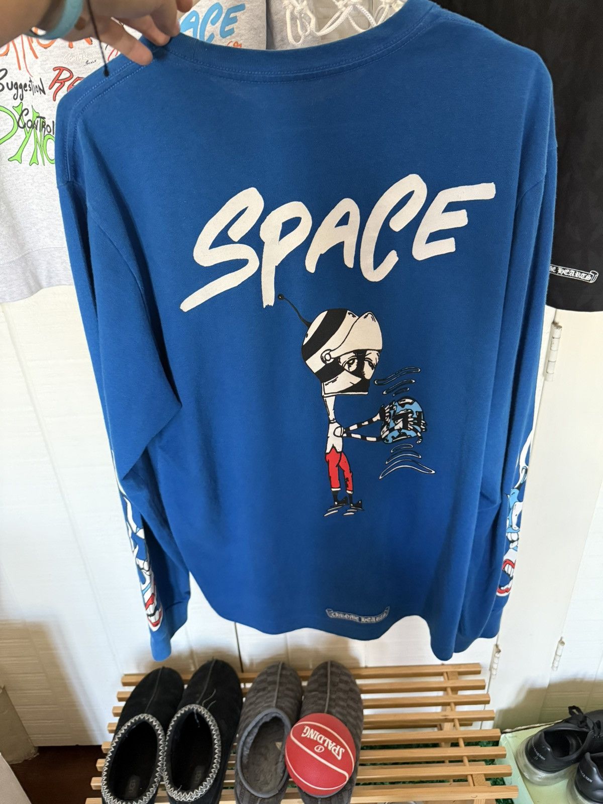 Hearts Hoodie Blue Chrome Hearts Matty Boy Space Chrome Hearts
