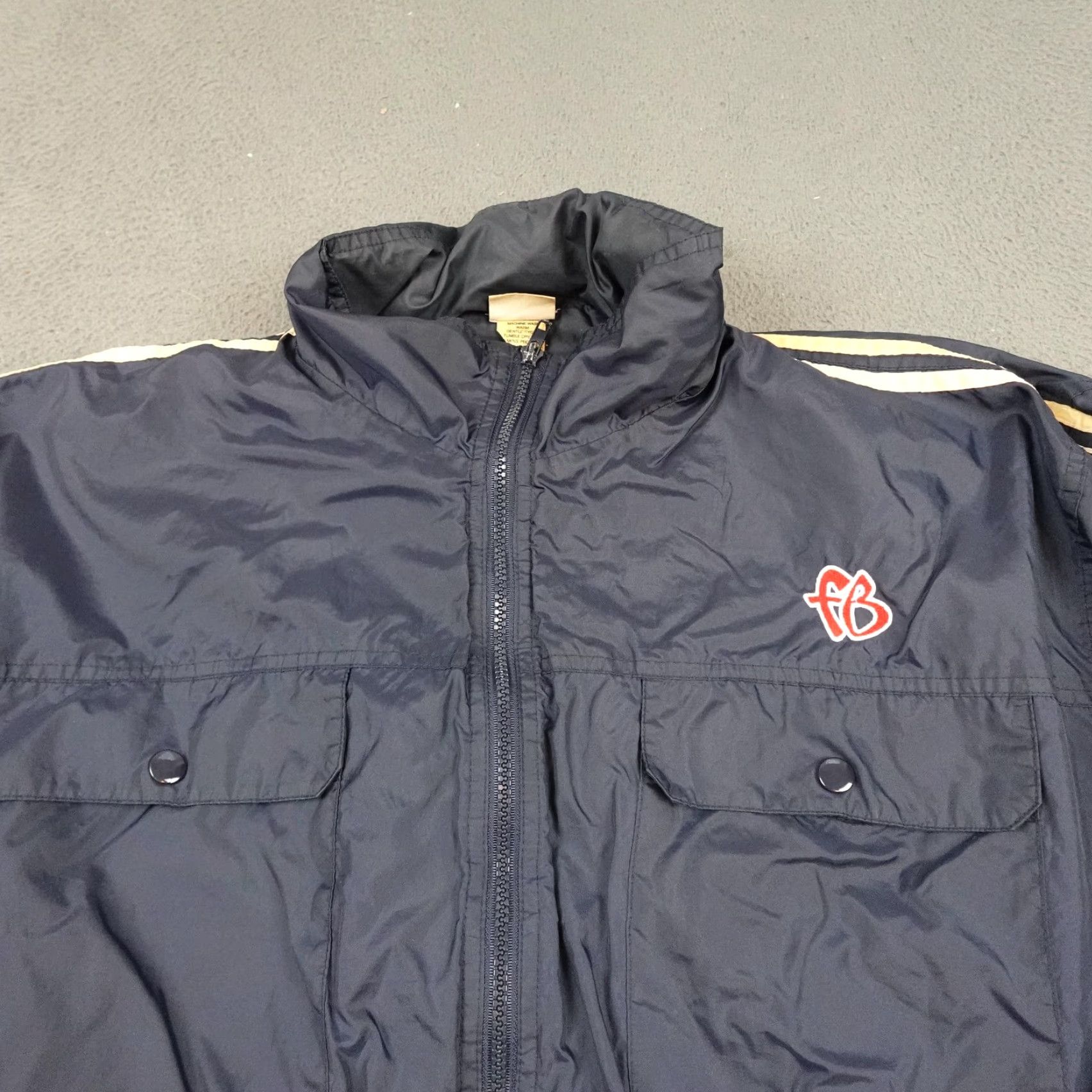 Fubu VINTAGE FUBU Jacket Mens L Blue Windbreaker 90s Streetwear FB Logo Zip Front Pockets Embroidered Size US L / EU 52-54 / 3 - 4 Thumbnail