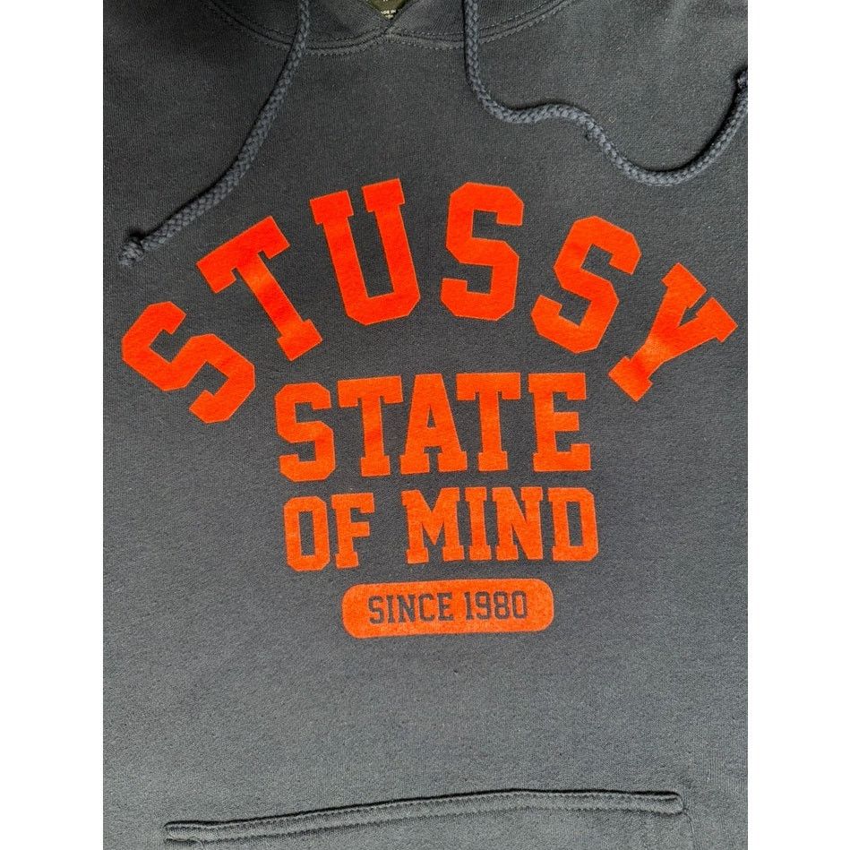 Stussy × Vintage Vintage Stussy State of Mind 1980 Hoodie Size US M / EU 48-50 / 2 - 6 Thumbnail
