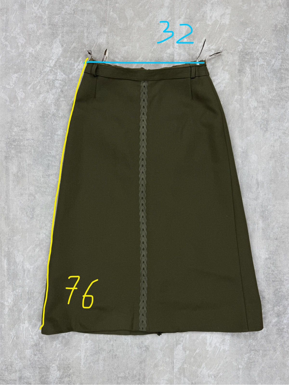 Other Hucke vintage wool midi skirt preppy style Womens size 38 Size 26" / US 2 / IT 38 - 12 Thumbnail