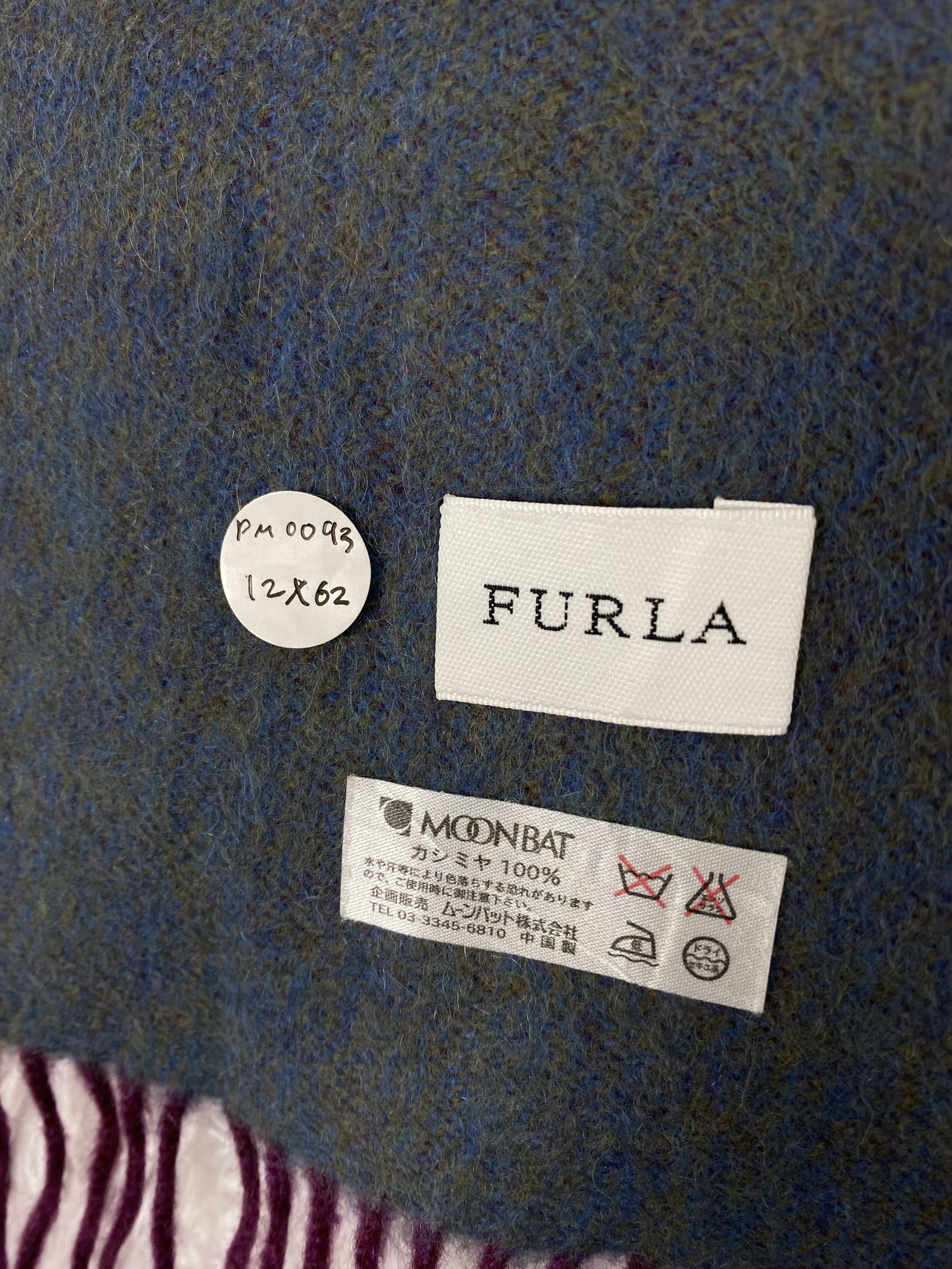 Furla Vintage Furla Scarf / Muffler Neckwear PM0093 Size ONE SIZE - 2 Thumbnail