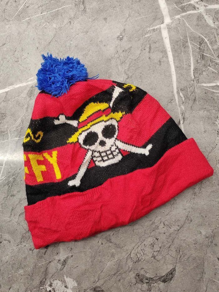One Piece Vintage One Piece Luffy Beanie Size ONE SIZE - 1 Thumbnail