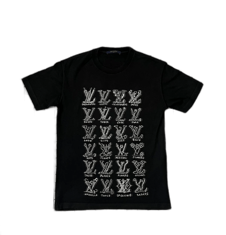 Louis Vuitton Louis Vuitton Gesture Graffiti Short Sleeve Size US S / EU 44-46 / 1 - 1 Thumbnail