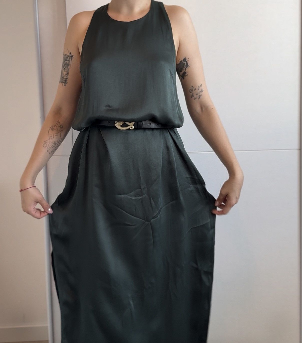 Samsoe Samsoe New with tags Samsoe Samsoe maxi dress green | 100% viscose Size S / US 4 / IT 40 - 6 Thumbnail