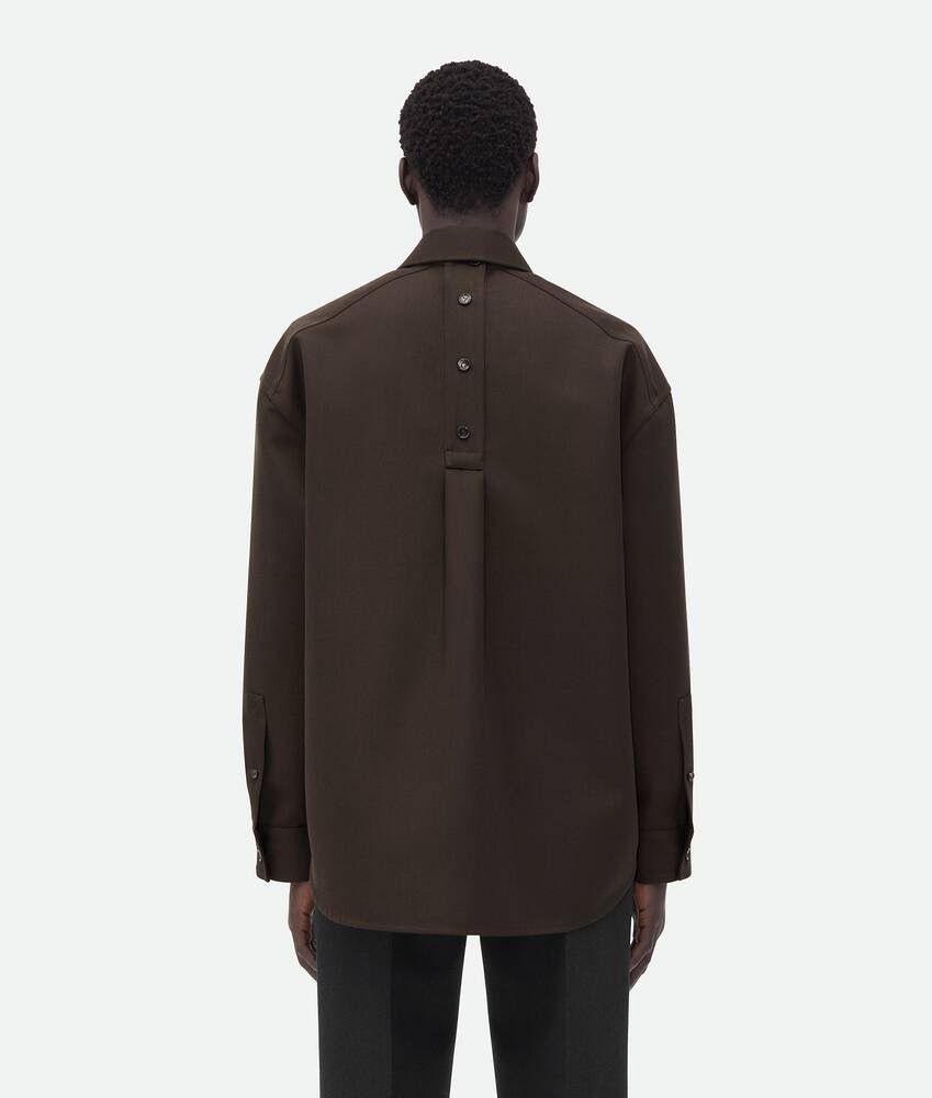 Bottega Veneta Wool twill overshirt Size US M / EU 48-50 / 2 - 8 Thumbnail