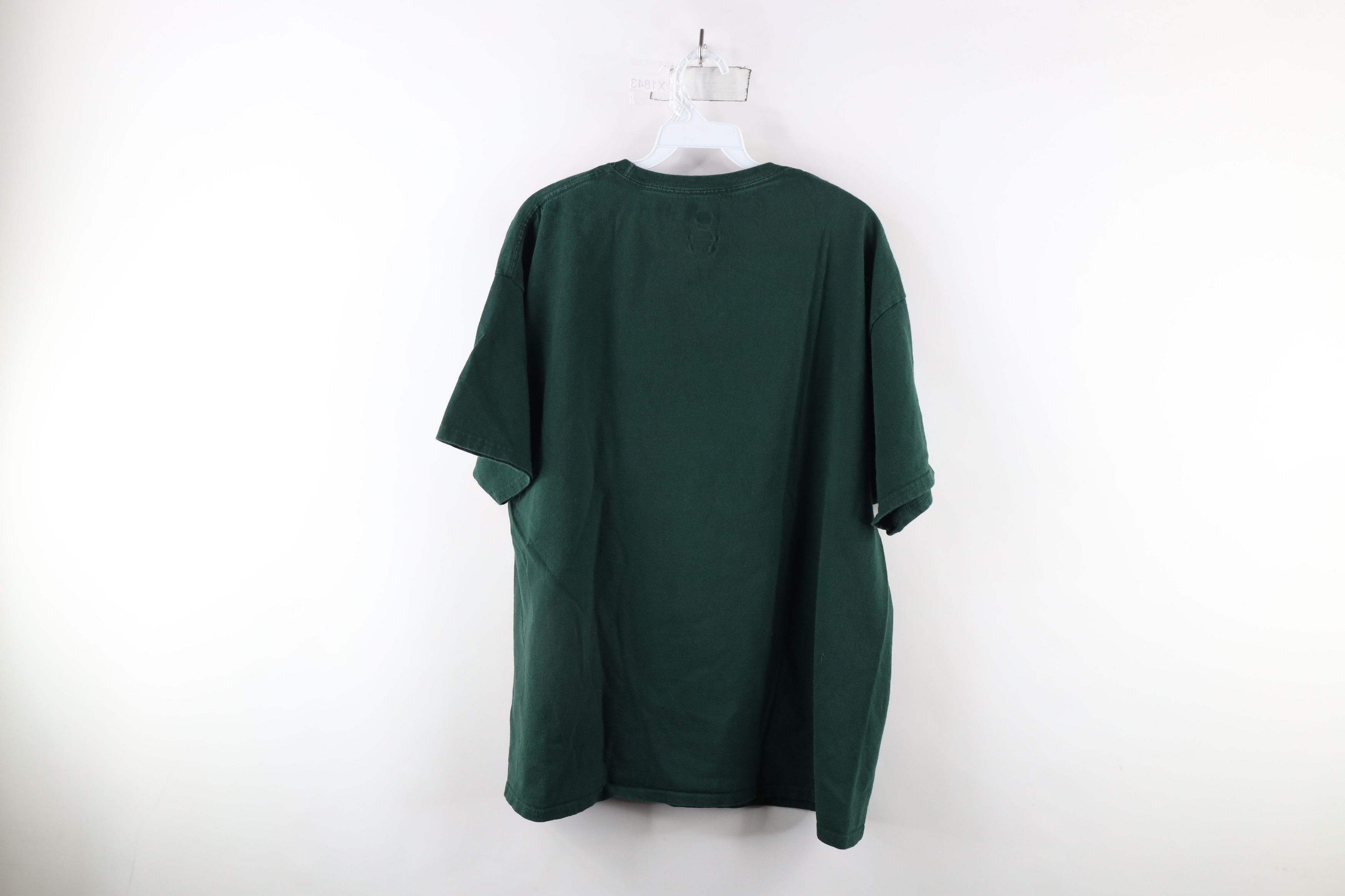 Vintage Streetwear Notre Dame University Football T-Shirt Green Size US XL / EU 56 / 4 - 6 Thumbnail