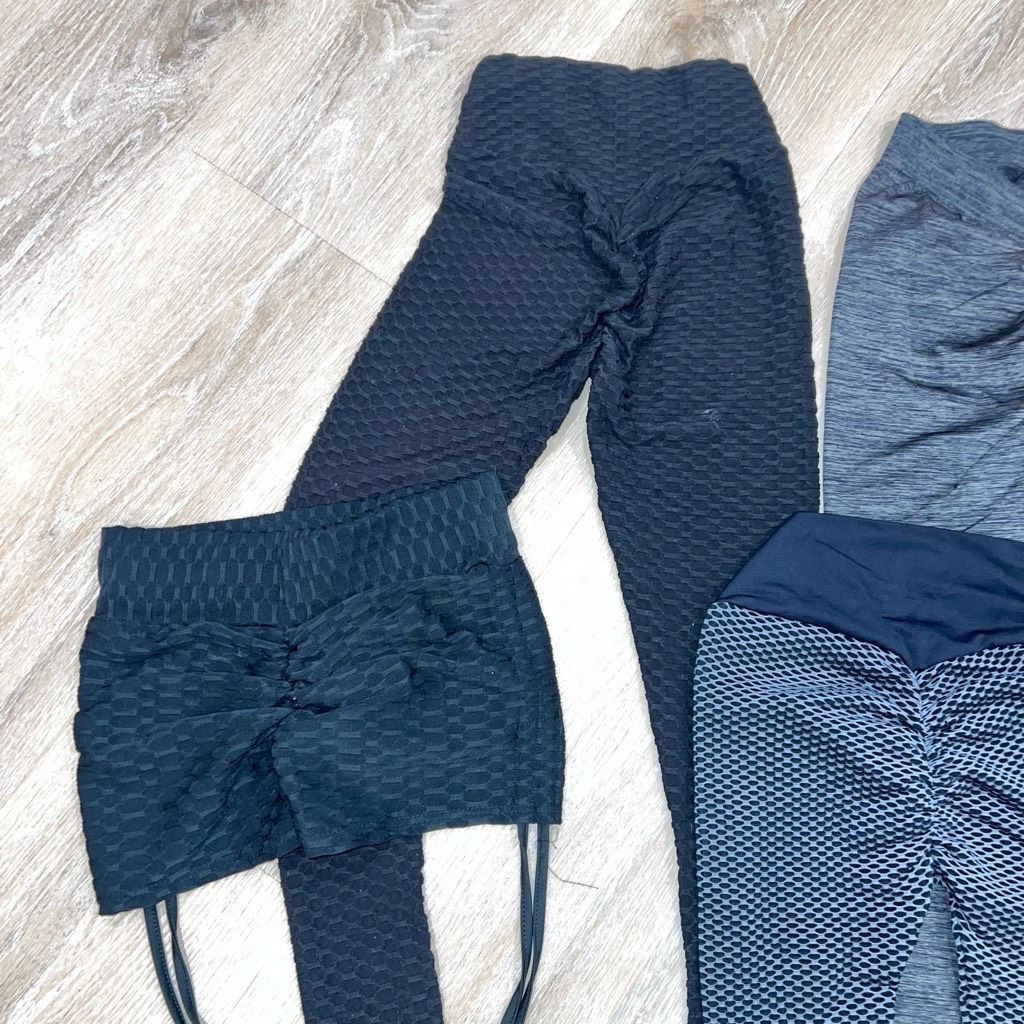 Other 6 Piece Scrunch Butt Workout Lot: Honeycomb, Cheetah XS-Small, Shorts & Leggings Size 26" / US 2 / IT 38 - 6 Thumbnail