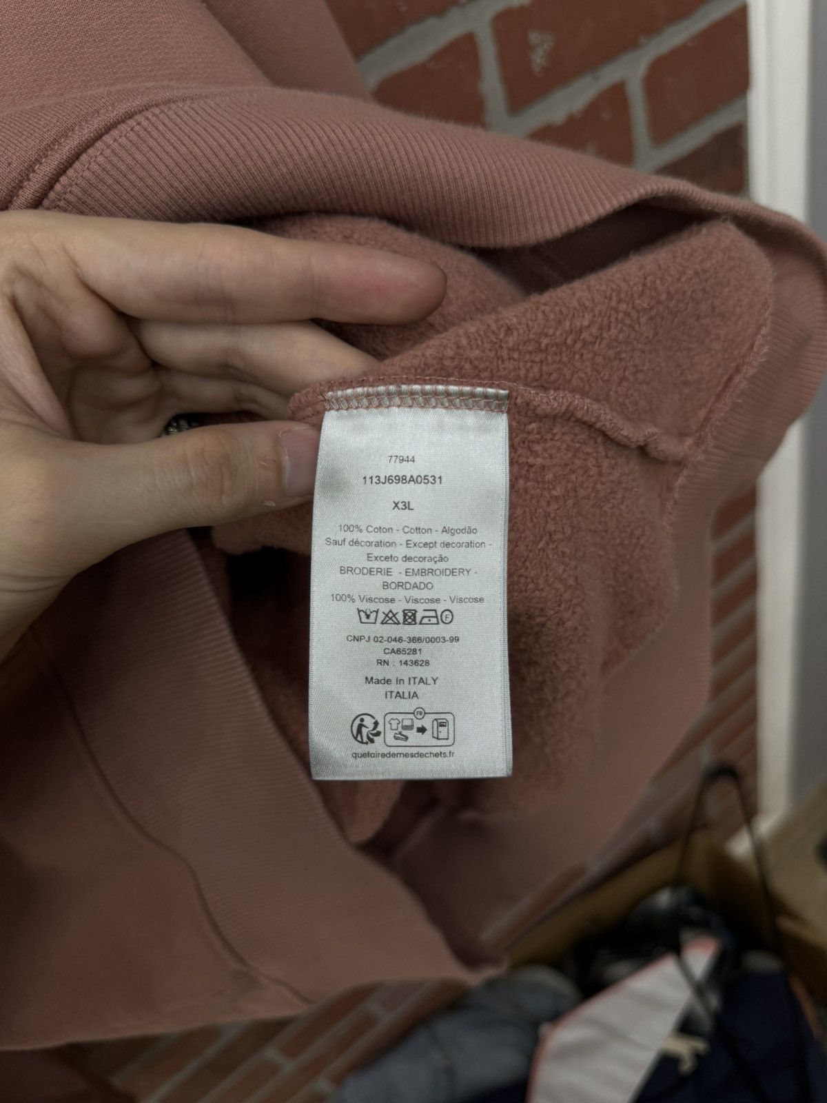 Dior Dior Pink Icon Logo Hoodie Size 3XL $1200 Retail Size US XXL / EU 58 / 5 - 10 Thumbnail