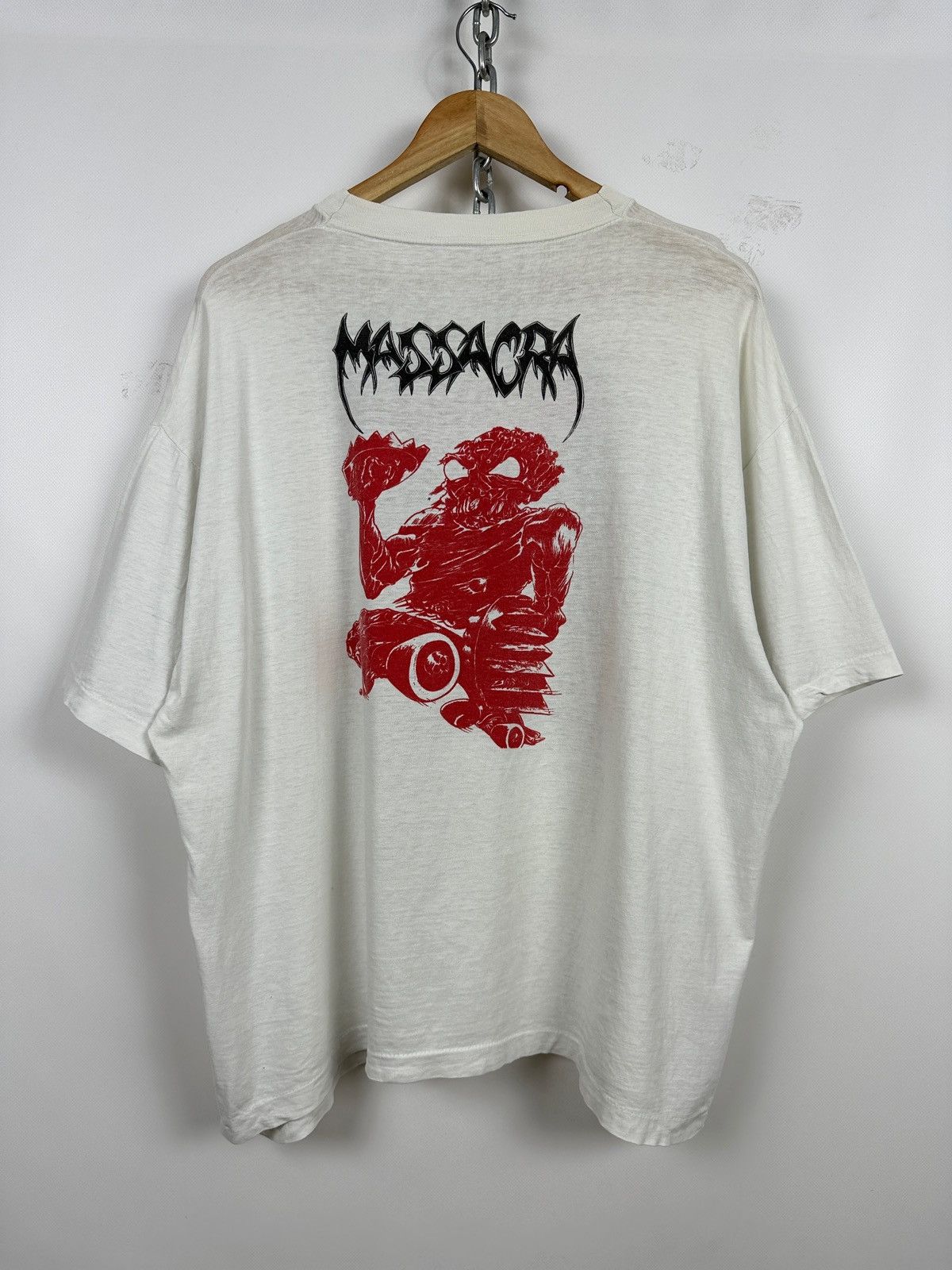 Band Tees Vintage Massacra Nearer From Death Metal Band T-Shirt Size US XXL / EU 58 / 5 - 2 Thumbnail