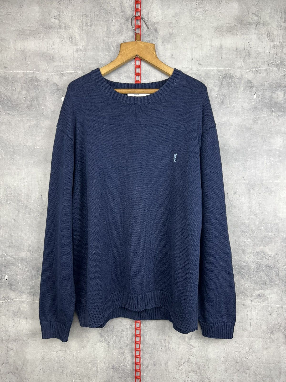 Yves Saint Laurent Yves Saint Laurent Knitted vintage Sweater Mens Size Xl Size US XL / EU 56 / 4 - 1 Thumbnail