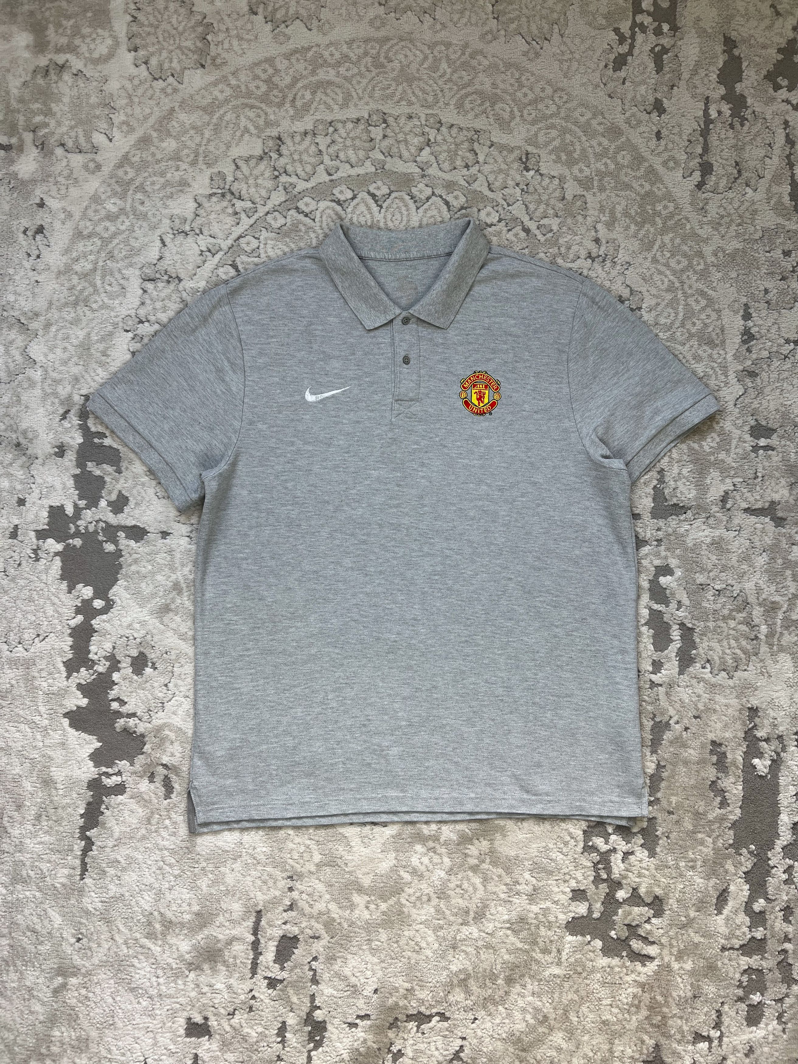 Nike Nike x Manchester United Polo Shirt Gray XL Size US XL / EU 56 / 4 - 1 Thumbnail
